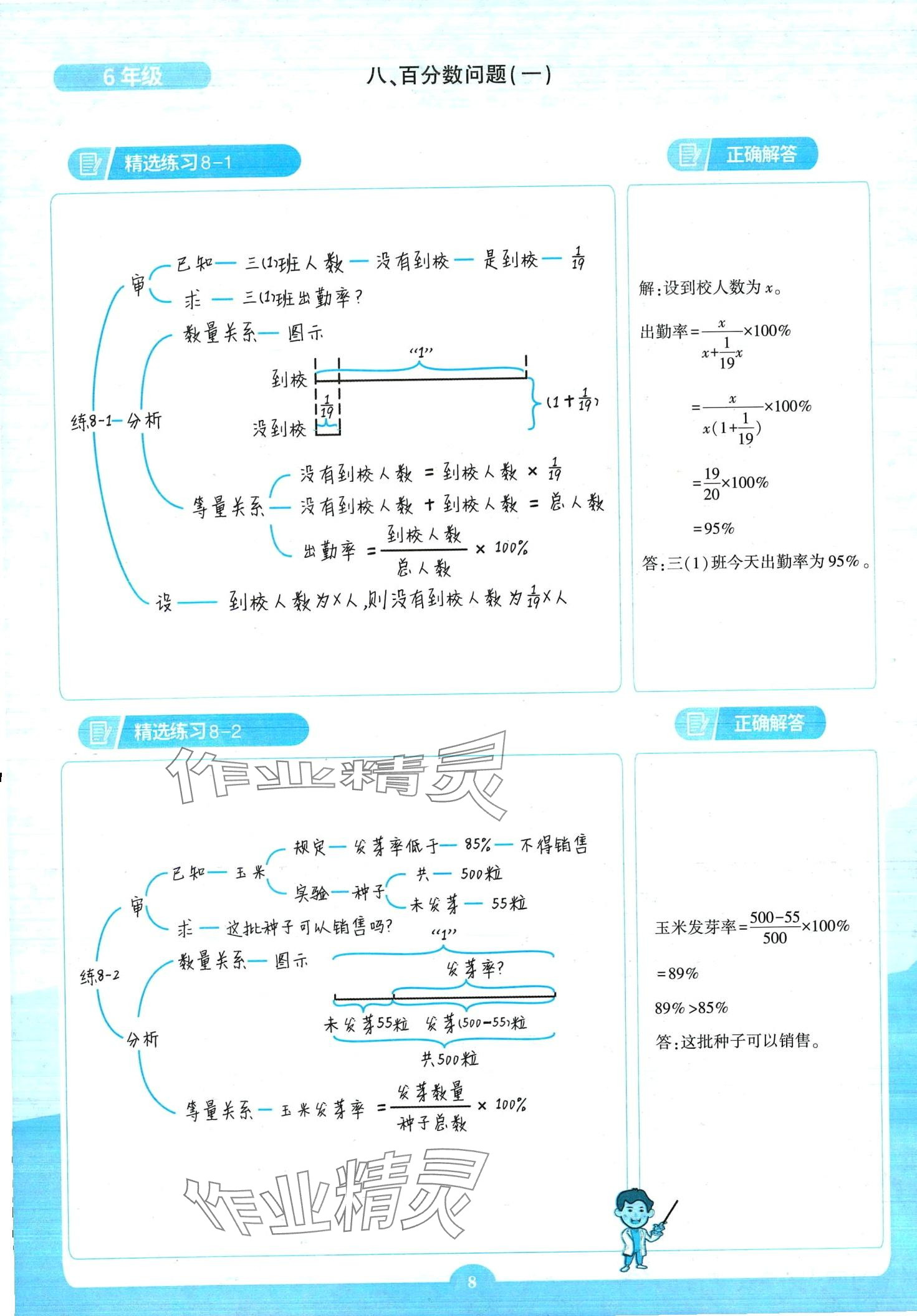 2024年天天向上玩轉(zhuǎn)應(yīng)用題六年級數(shù)學(xué) 第8頁