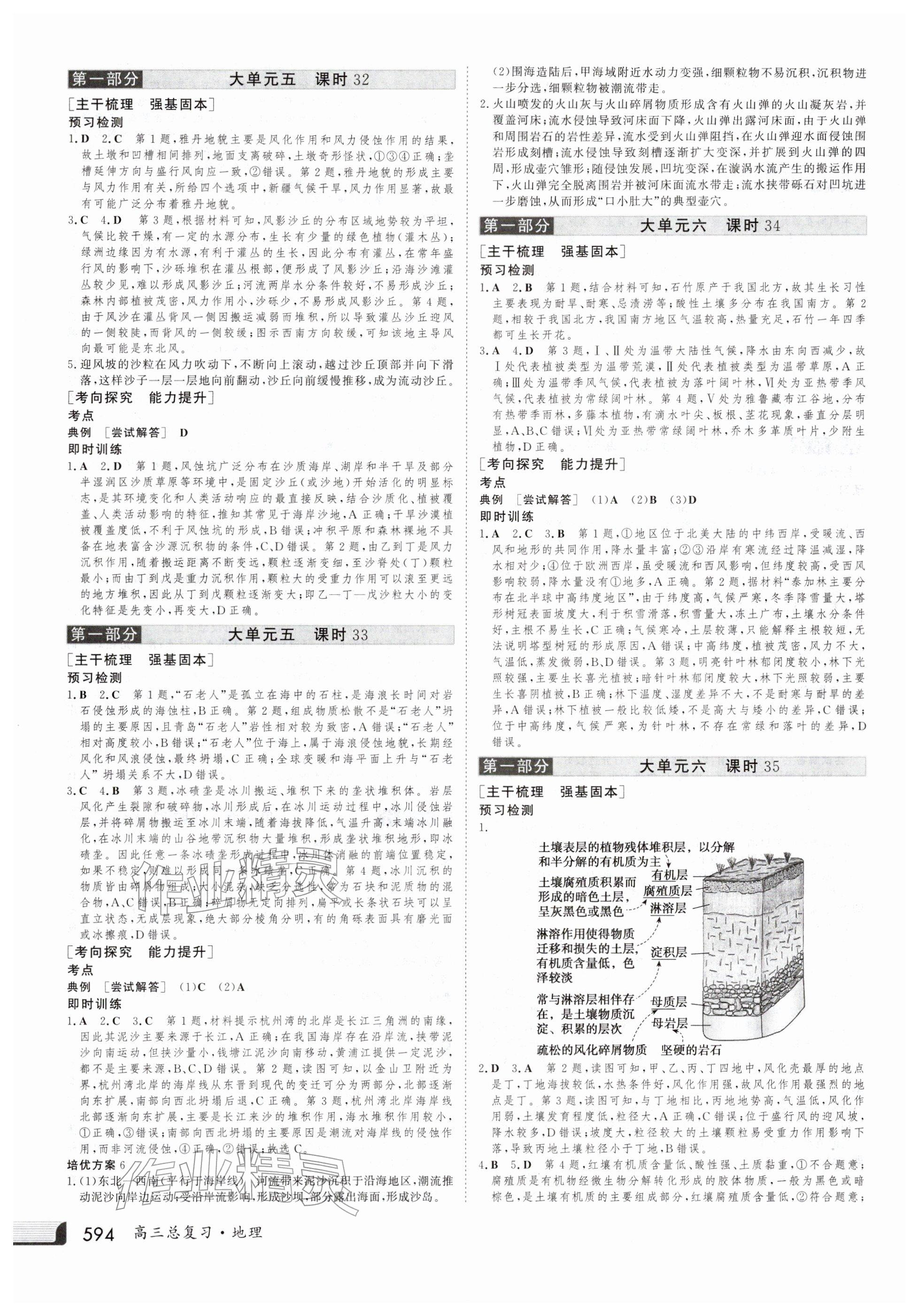 2025年金版新学案高三总复习地理 参考答案第14页
