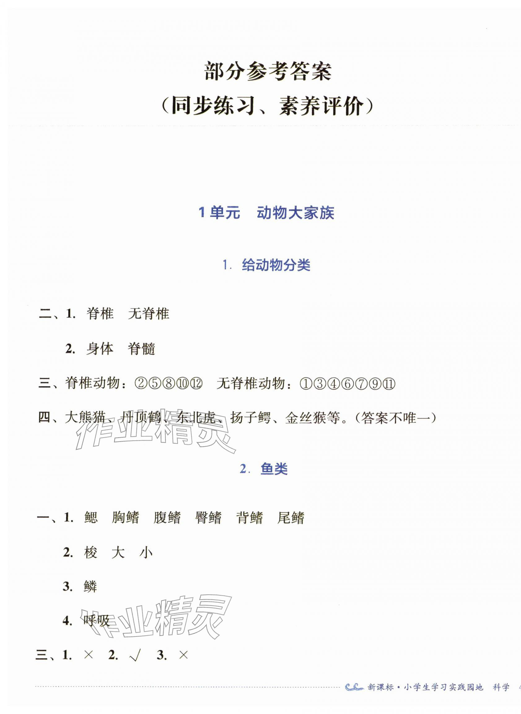 2025年学习实践园地四年级科学上册苏教版 第1页