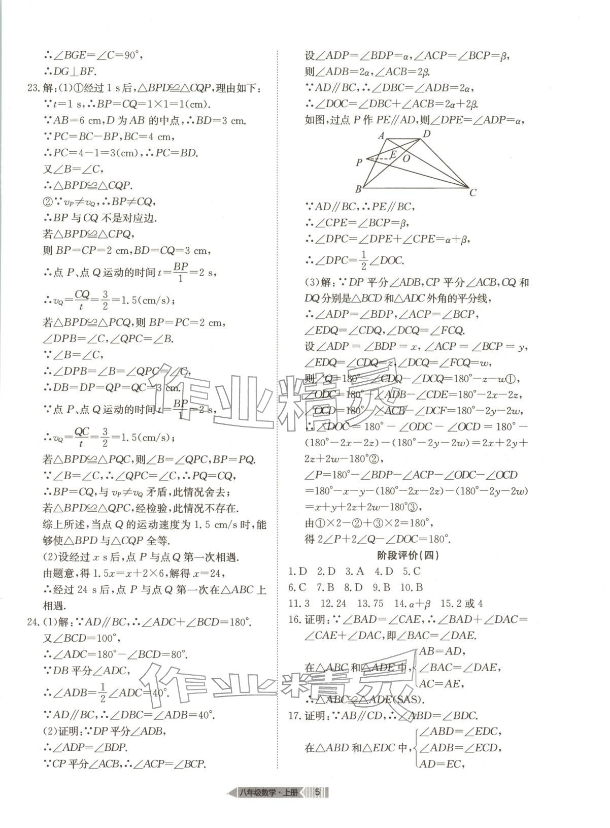 2025年全优标准卷八年级数学上册人教版 第5页