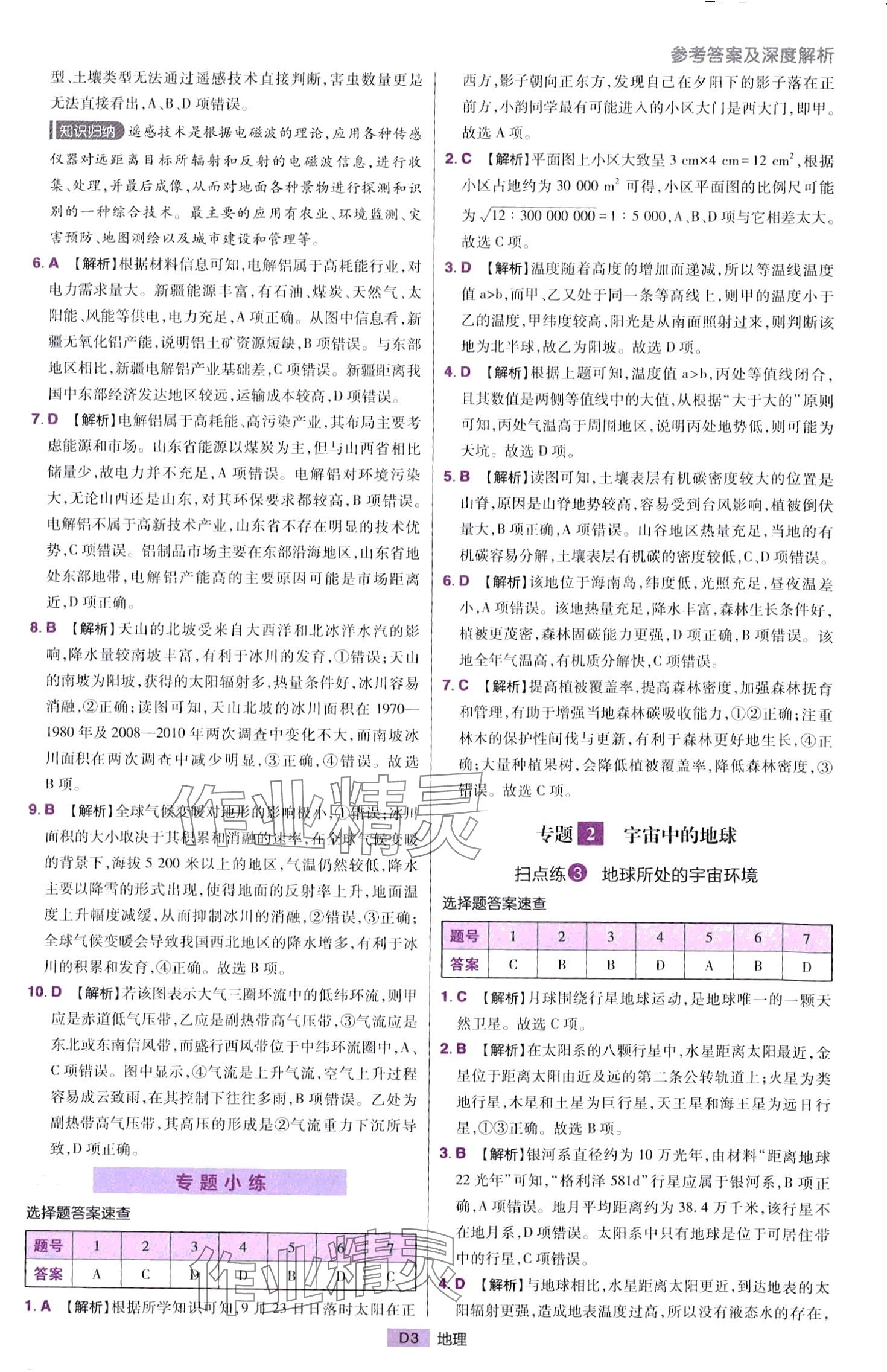 2024年高考必練小題高中地理 第5頁