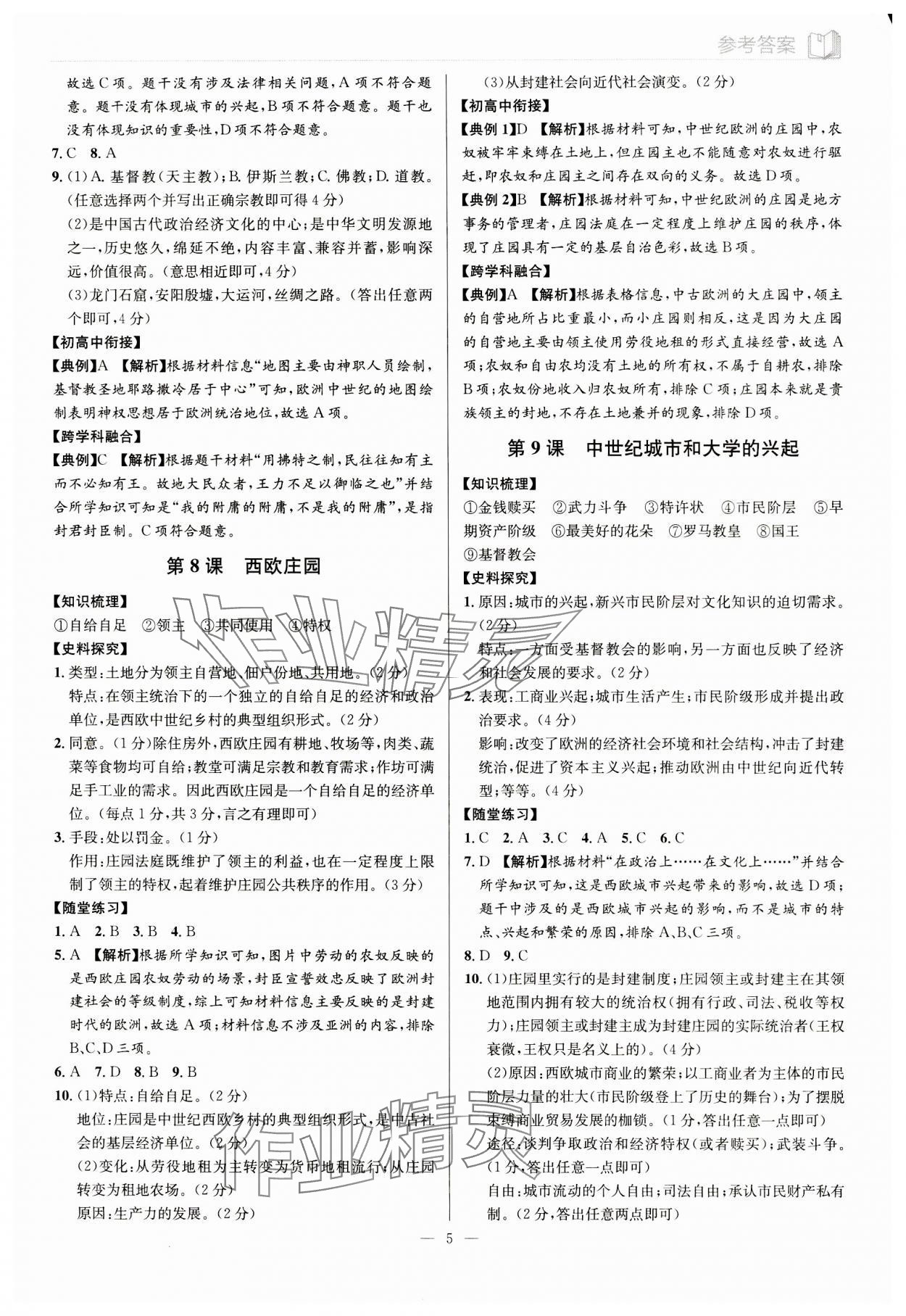 2023年廣東名師講練通九年級歷史全一冊人教版深圳專版 第5頁