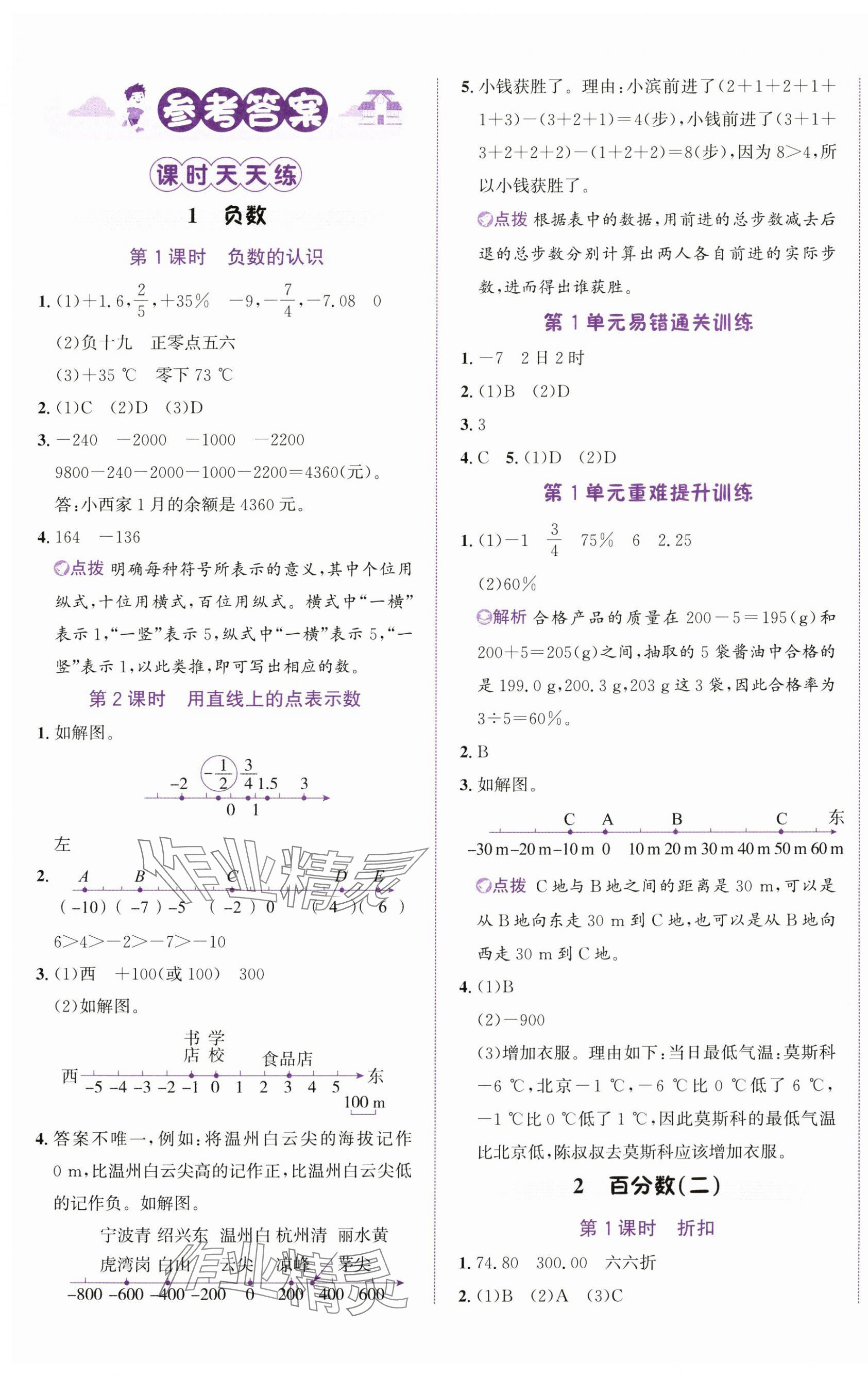 2025年奔跑吧少年六年級數學下冊人教版 第1頁