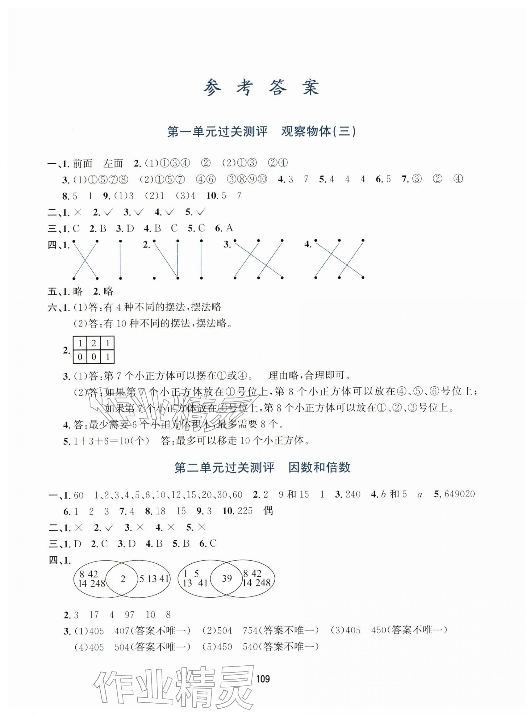 2026年知行合全程检测复习卷五年级数学下册人教版&nbsp;第1页