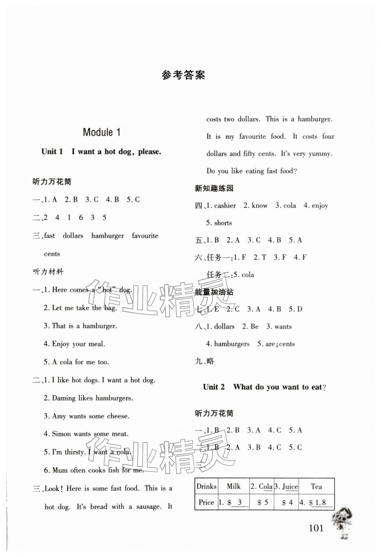 2026年同步练习册文心出版社六年级英语下册外研版&nbsp;第1页