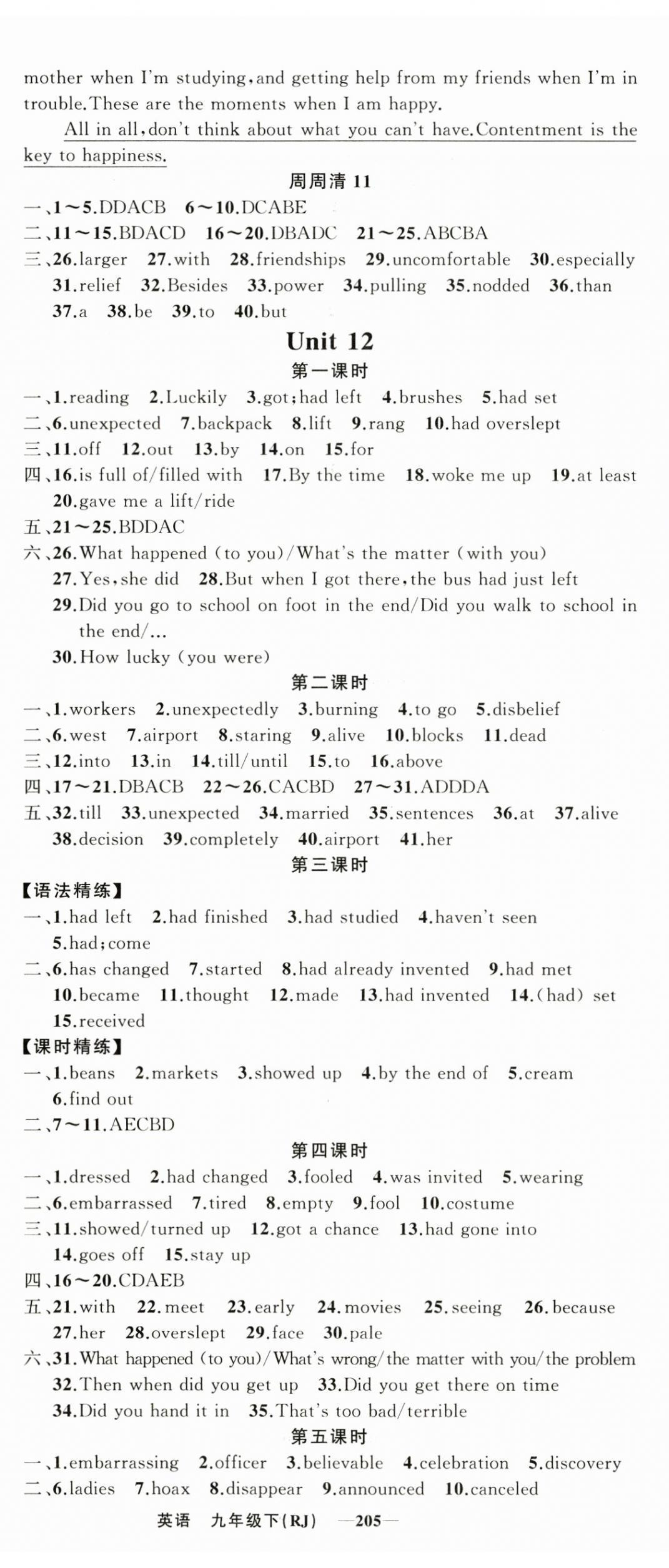 2025年四清導(dǎo)航九年級(jí)英語(yǔ)下冊(cè)人教版河南專版 第5頁(yè)