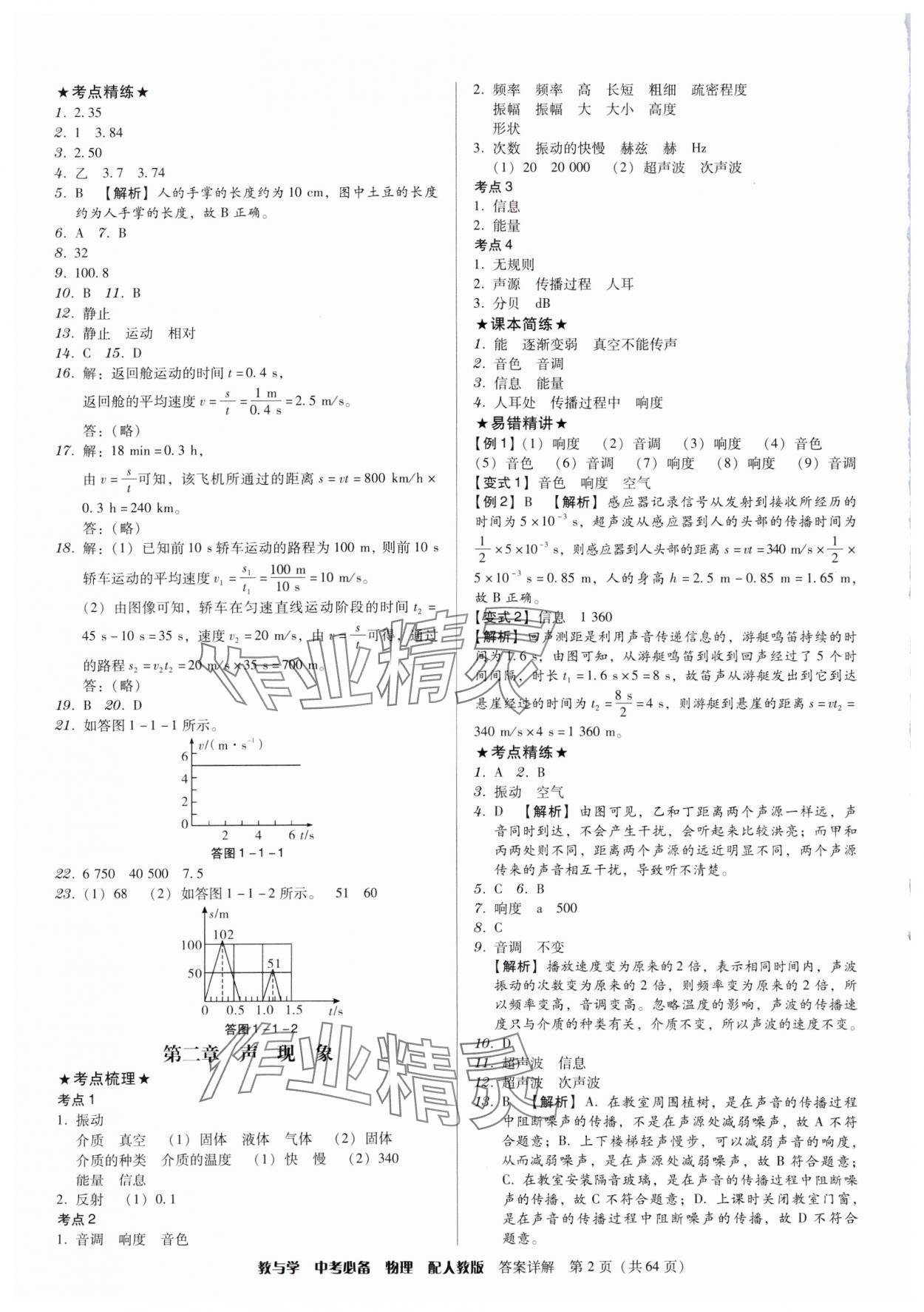 2025年教與學(xué)中考必備物理人教版 第2頁