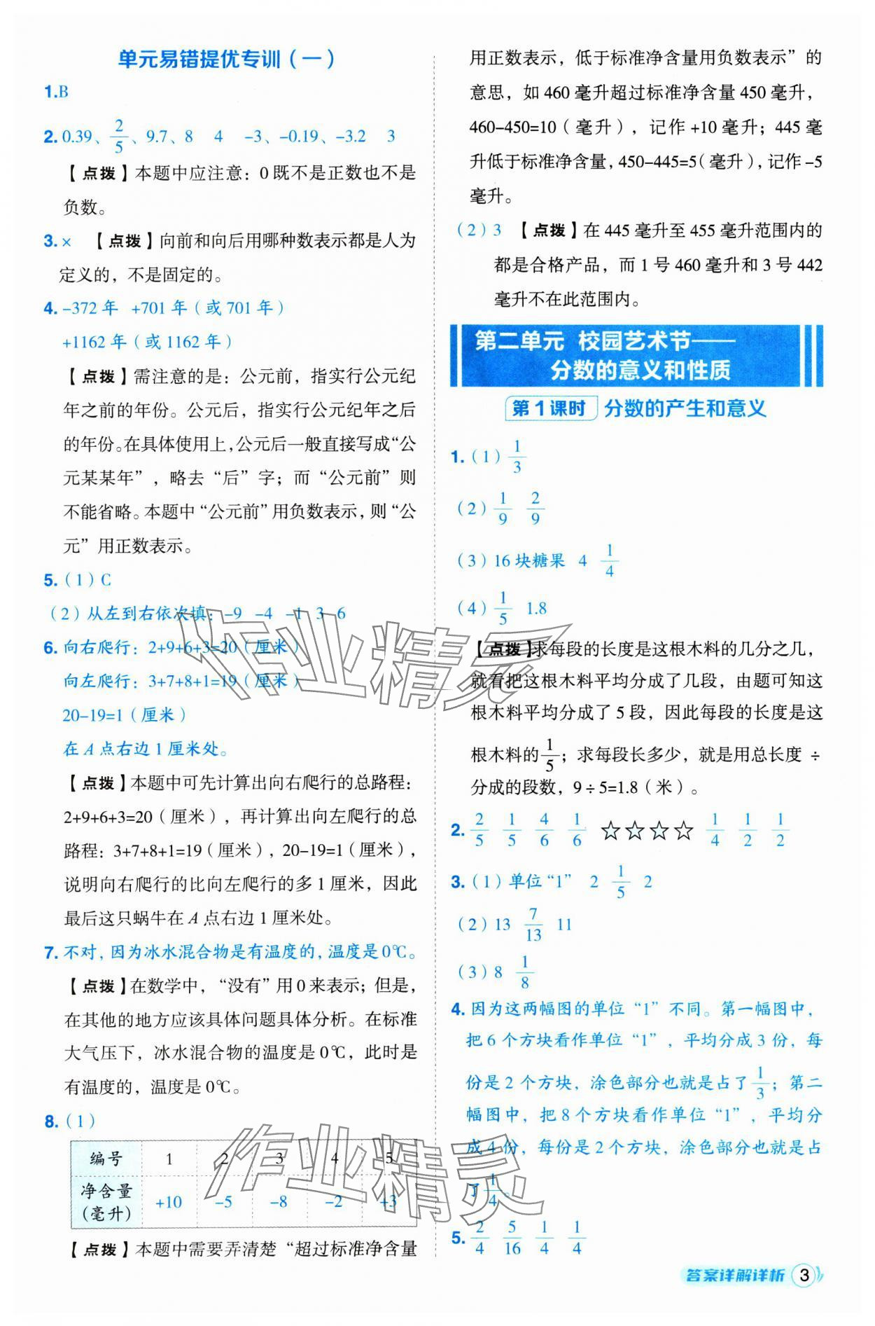 2025年綜合應(yīng)用創(chuàng)新題典中點(diǎn)五年級數(shù)學(xué)下冊青島版 第3頁