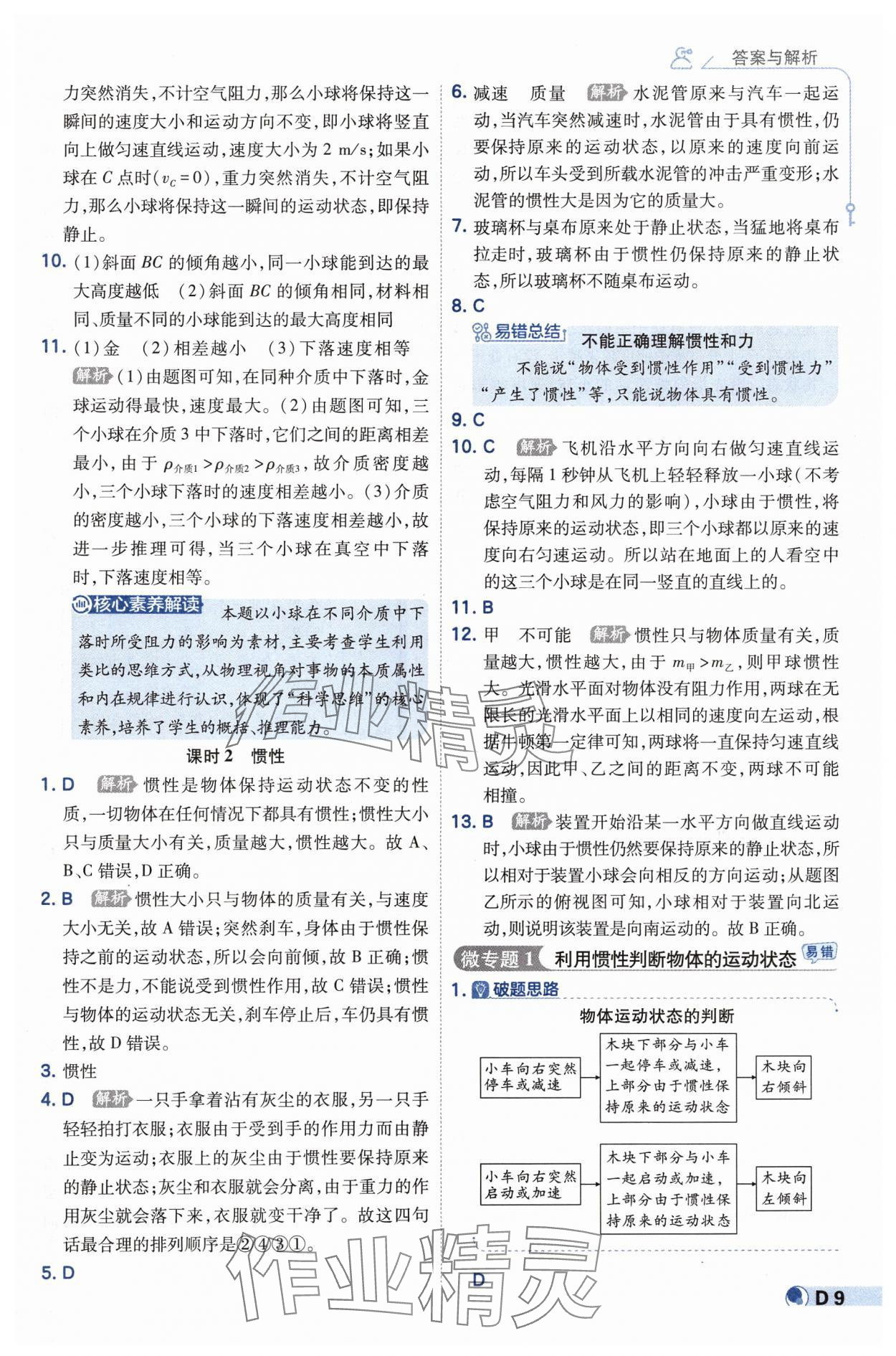 2025年少年班八年級(jí)物理下冊(cè)人教版 第9頁