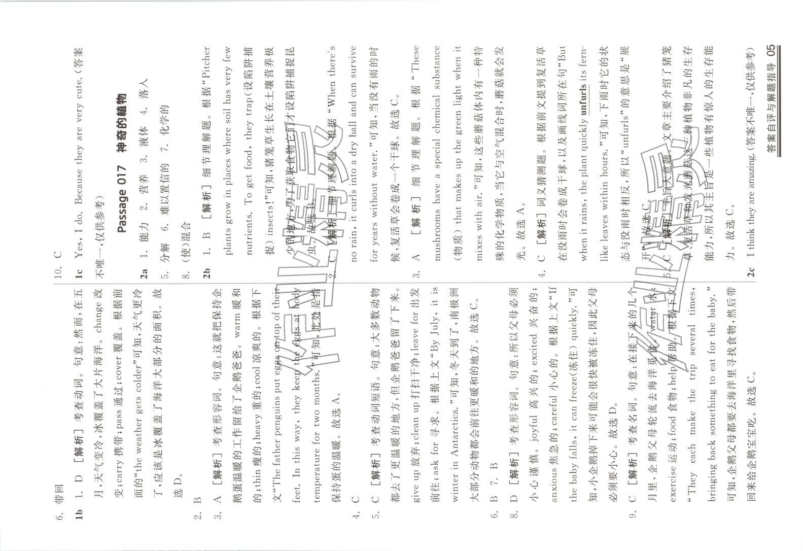 2025年练就优等生课后提分攻略八年级英语全一册人教版 第5页