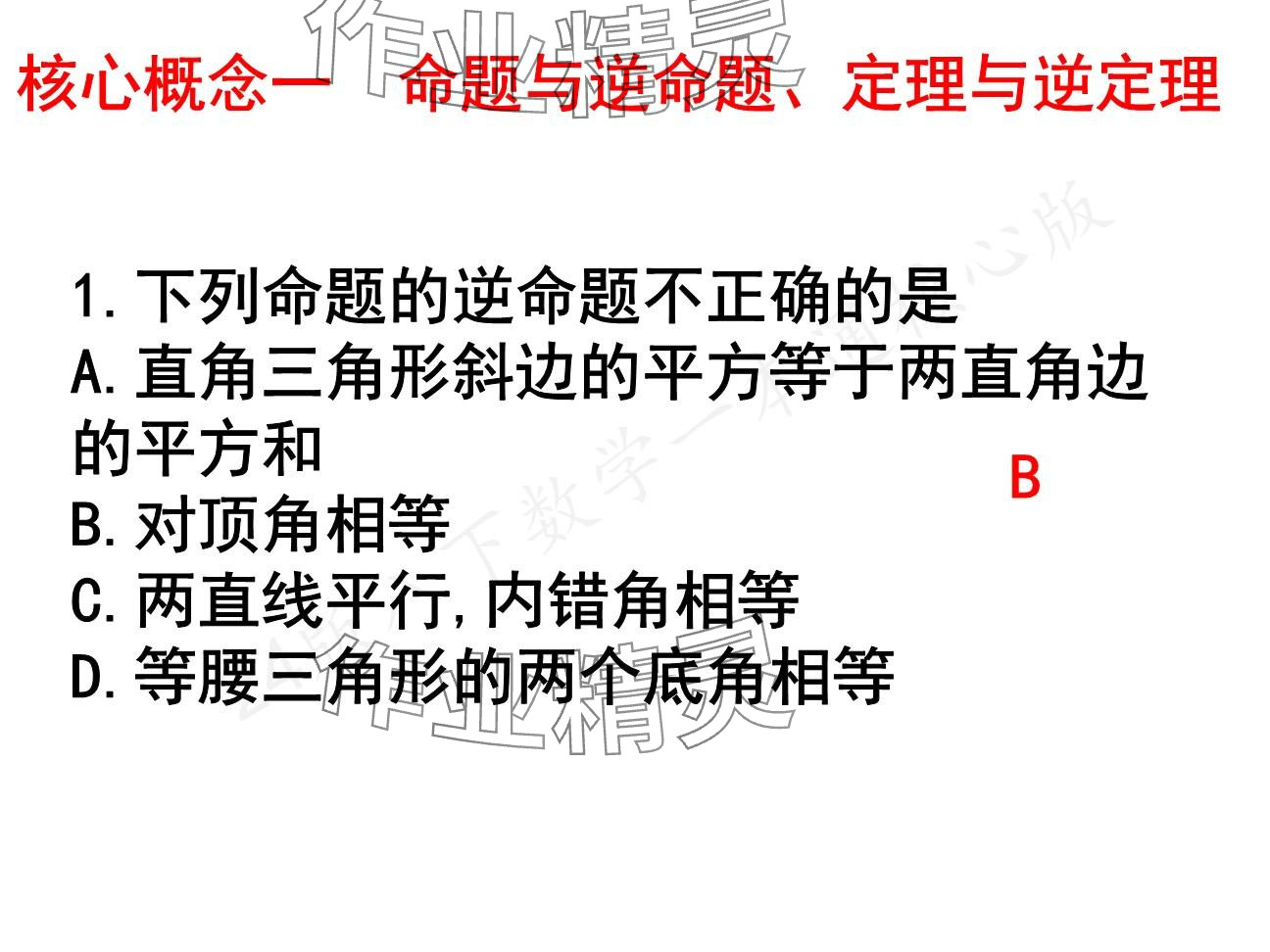 2025年一本通武漢出版社八年級(jí)數(shù)學(xué)下冊(cè)北師大版核心板 參考答案第113頁(yè)