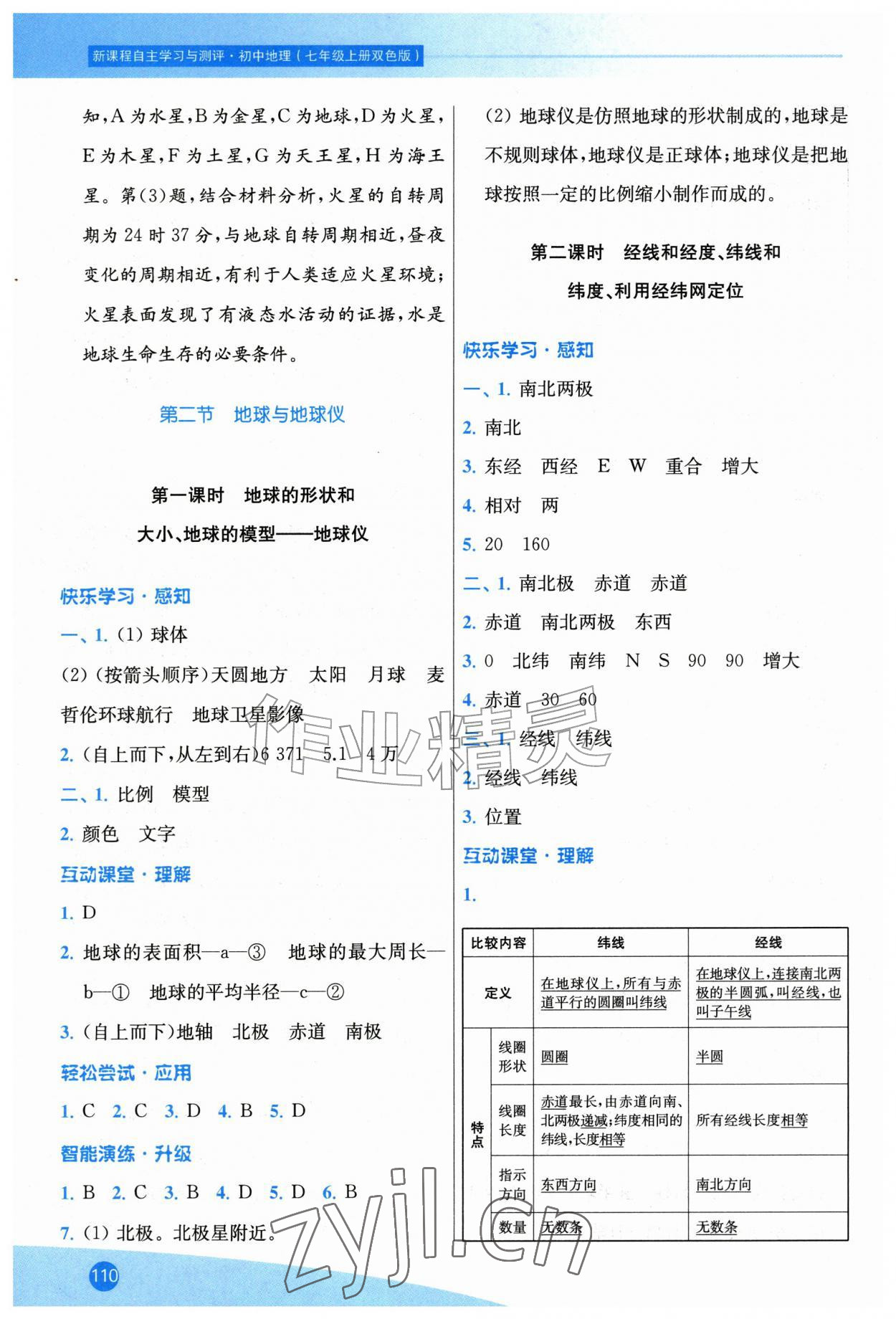 2026年新课程自主学习与测评七年级地理上册人教版&nbsp;第2页