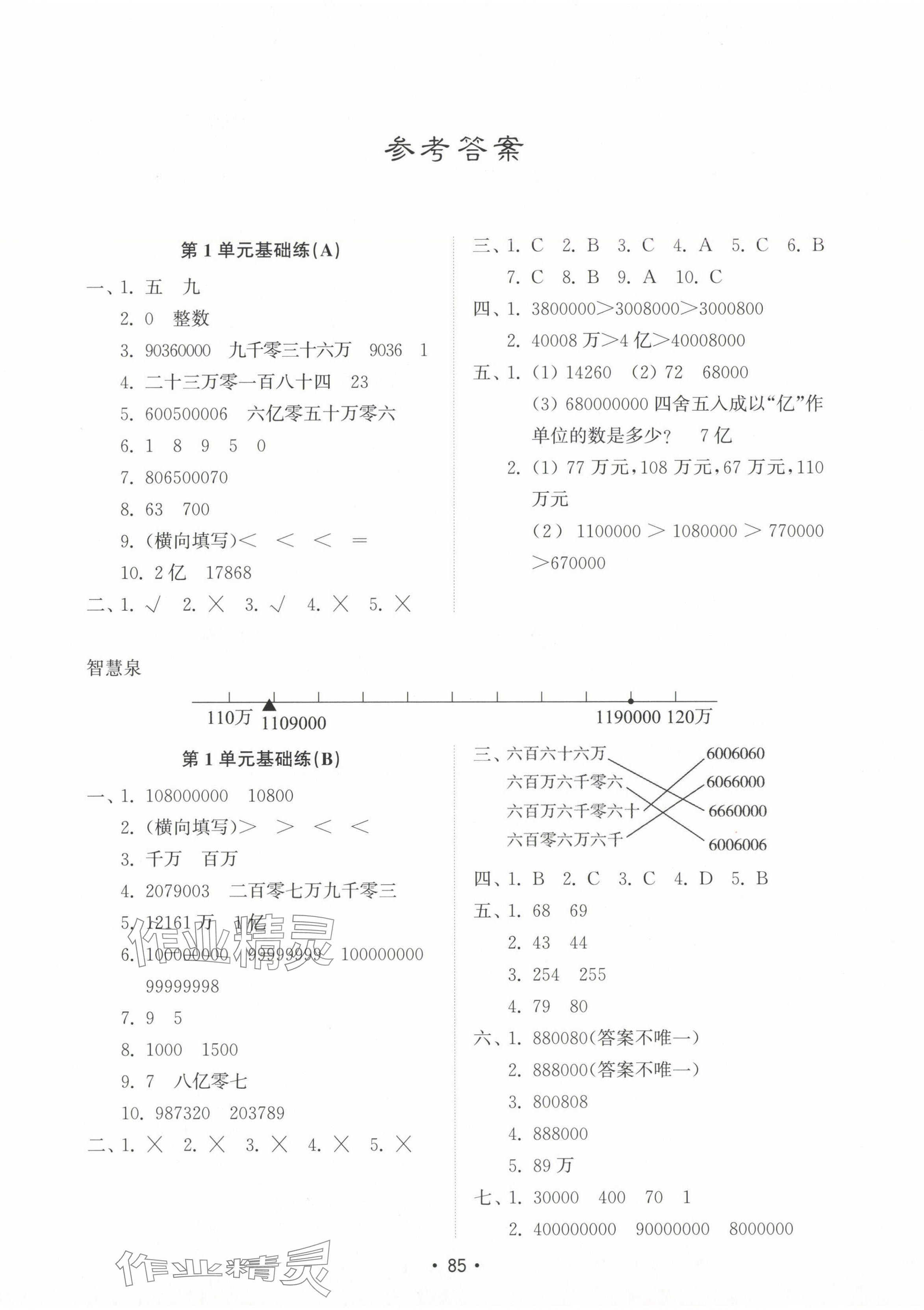 2024年金钥匙试卷基础练四年级数学上册人教版 第1页