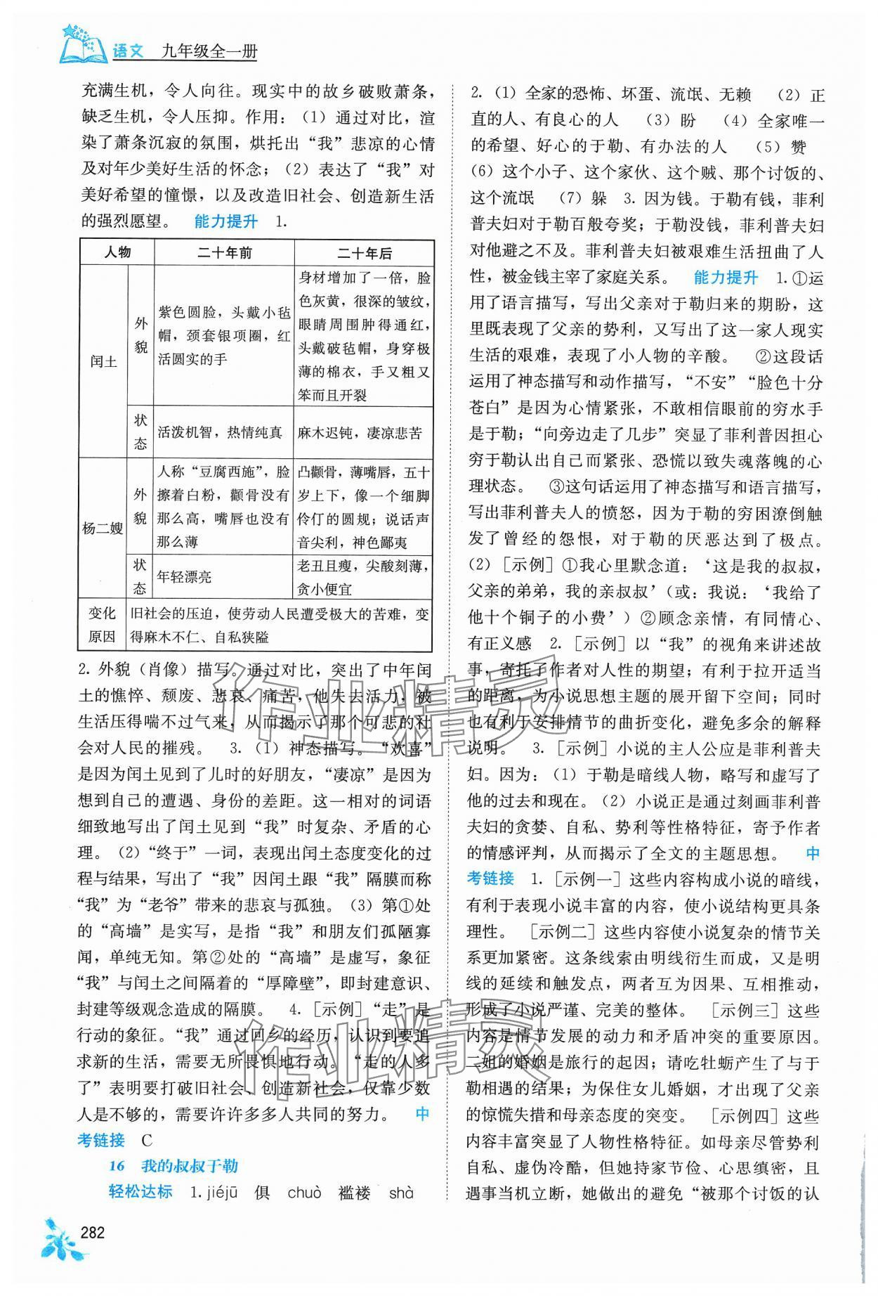 2023年自主學(xué)習(xí)能力測(cè)評(píng)九年級(jí)語(yǔ)文全一冊(cè)人教版 第10頁(yè)