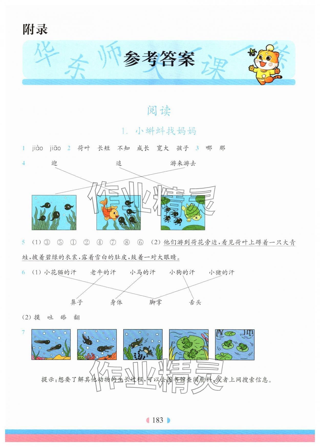 2025年華東師大版一課一練二年級語文上冊人教版五四制 第1頁
