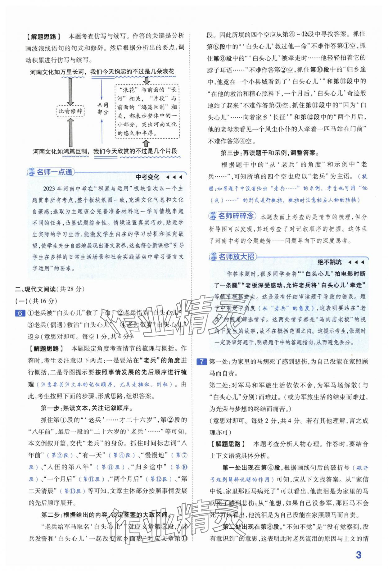 2024年金考卷45套匯編語文河南專版 第3頁