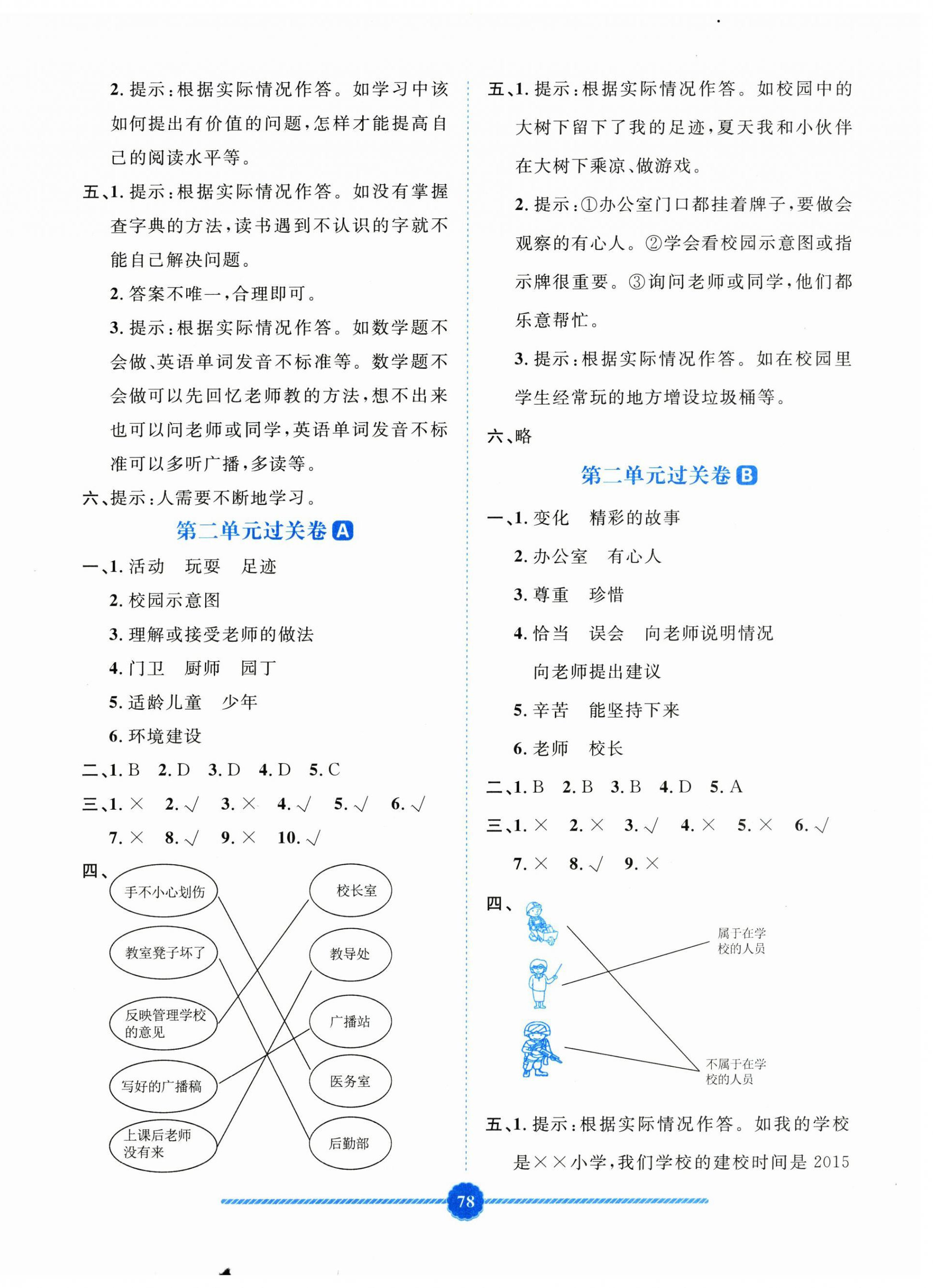 2024年單元過(guò)關(guān)卷陜西旅游出版社三年級(jí)道德與法治上冊(cè)人教版 第2頁(yè)