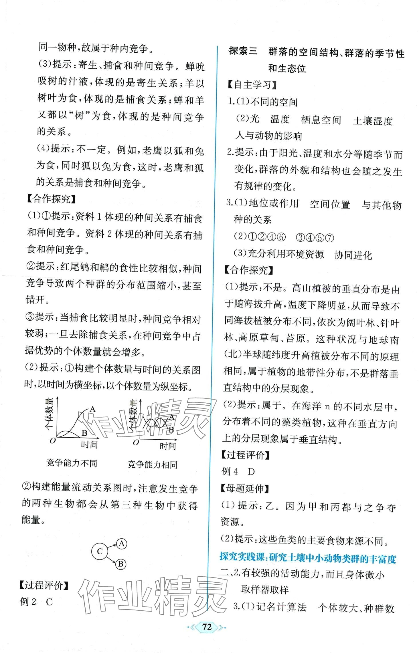 2024年课时练新课程学习评价方案高中生物选择性必修2人教版 第6页