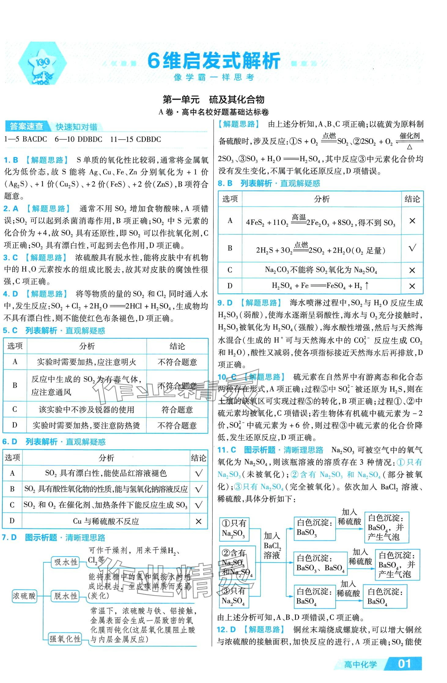 2024年金考卷活頁(yè)題選高中化學(xué)必修第二冊(cè)人教版 第1頁(yè)