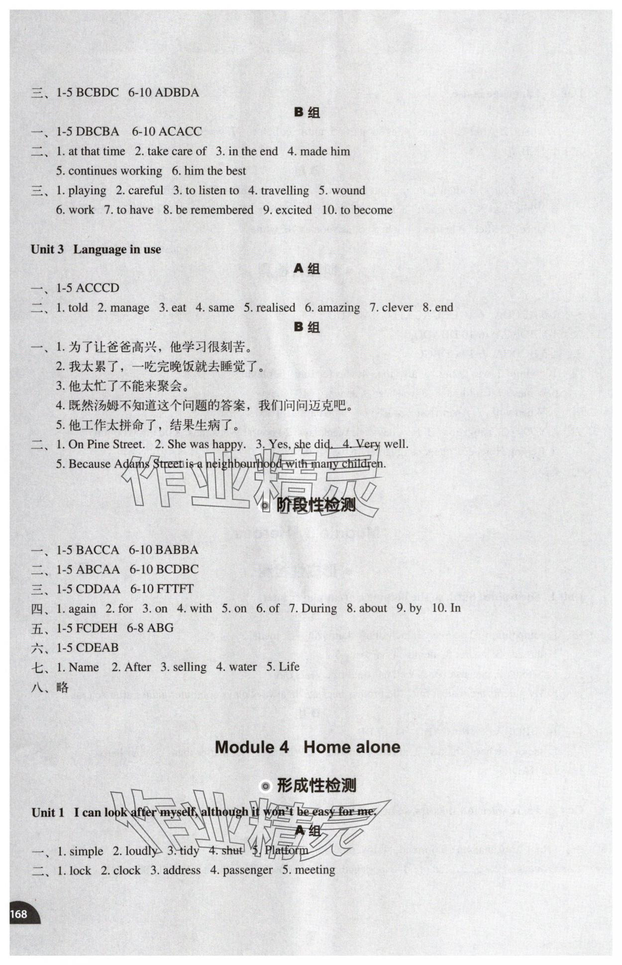 2023年教材补充练习九年级英语上册外研版天津专用 第4页