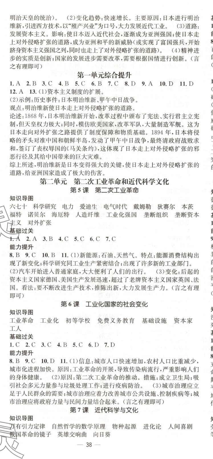 2025年精英新課堂九年級歷史下冊人教版 第2頁