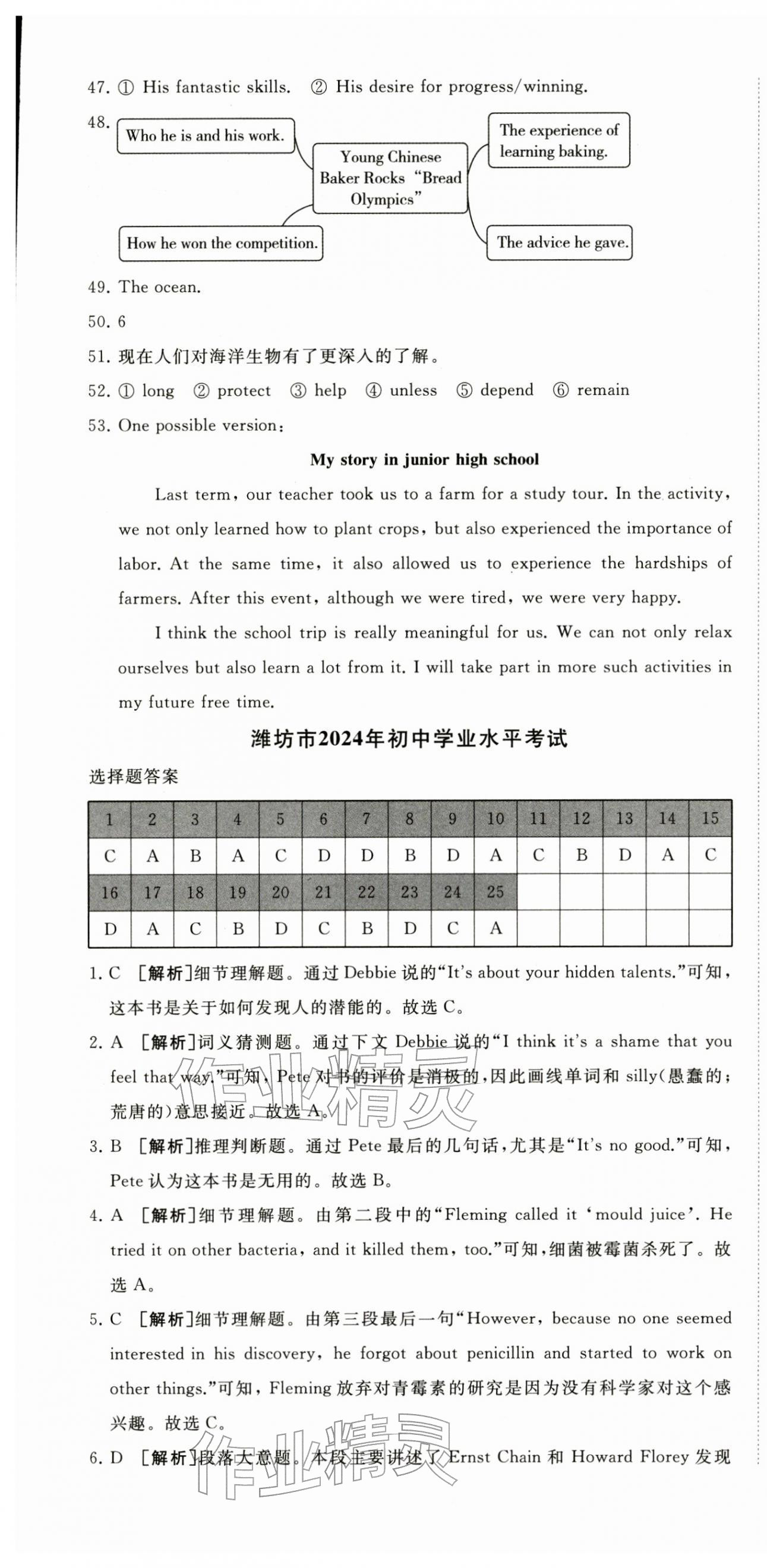 2025年精练课堂分层作业九年级英语全一册人教版临沂专版 第7页