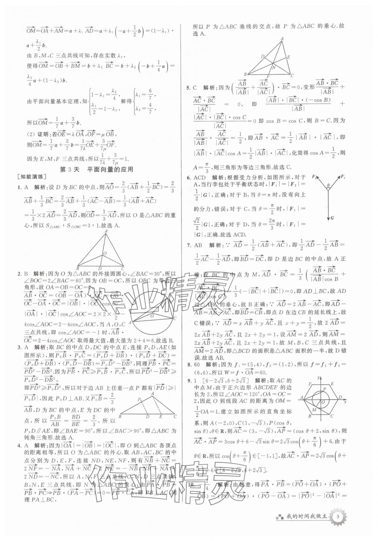 2025年最高考假期作業(yè)高一數(shù)學(xué)全國(guó)版 第3頁(yè)