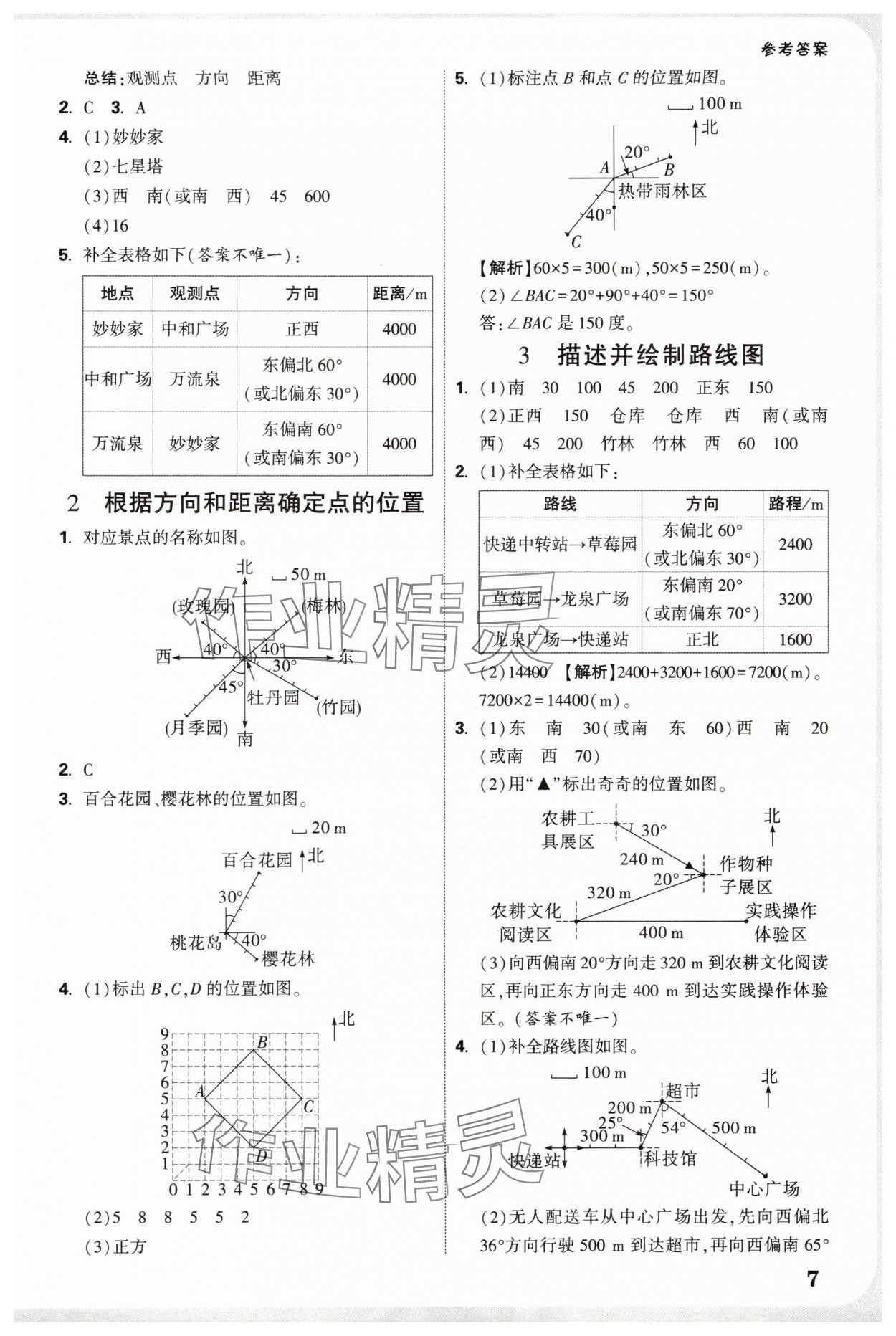 2025年小白鷗情境題提思維六年級(jí)數(shù)學(xué)上冊(cè)人教版 參考答案第7頁(yè)