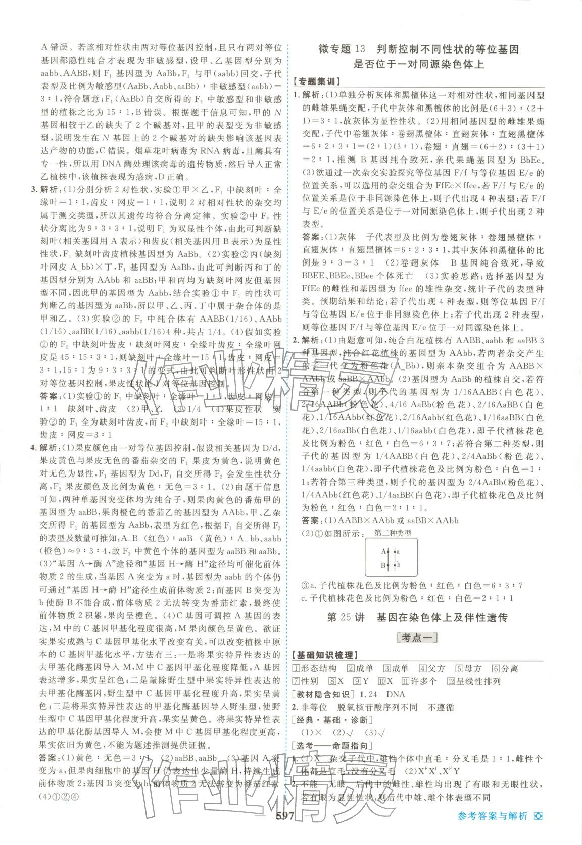 2026年龙江名师高考一轮全程总复习生物&nbsp;第31页