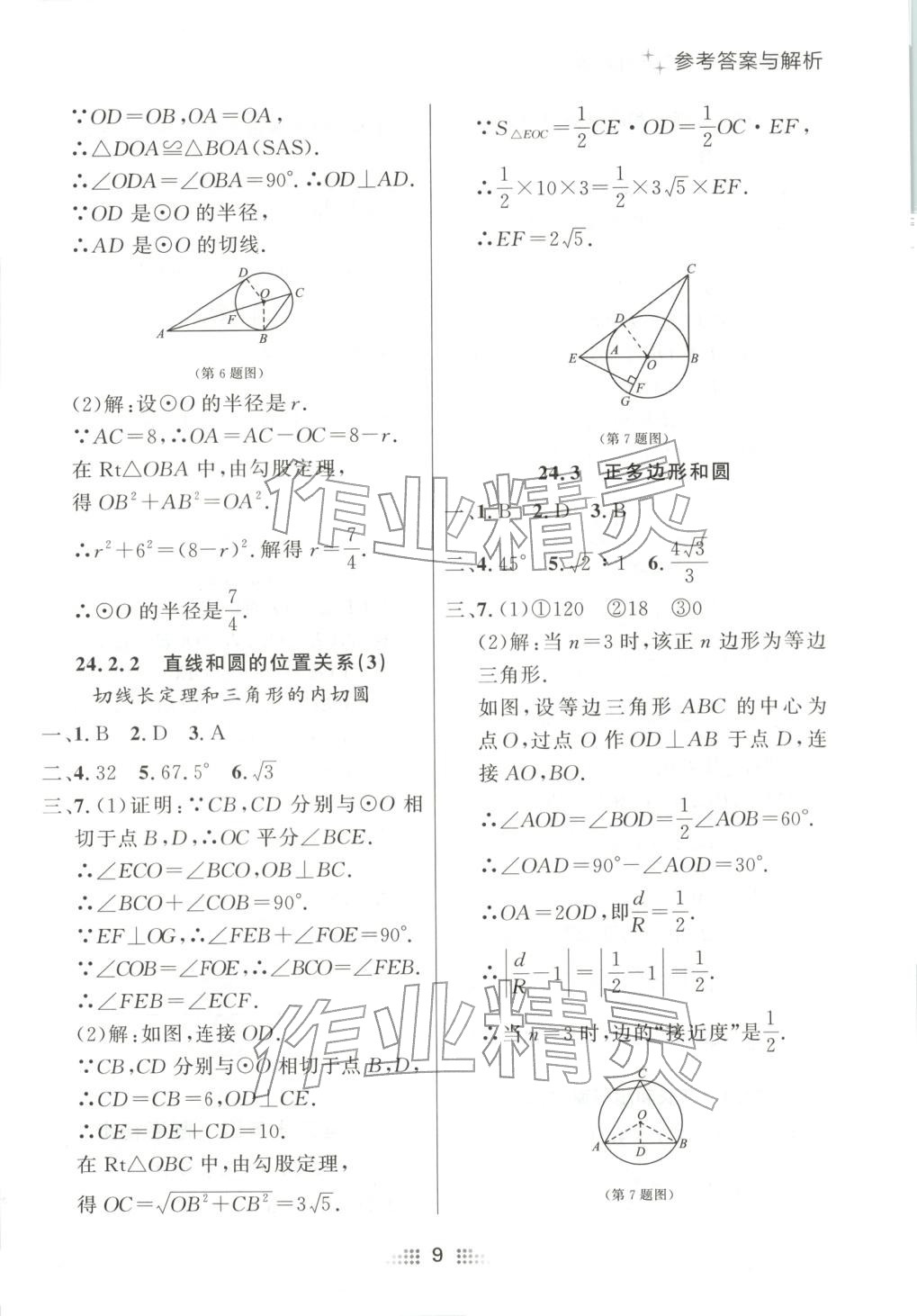 2025年点石成金金牌夺冠九年级数学全一册人教版辽宁专版&nbsp;第9页