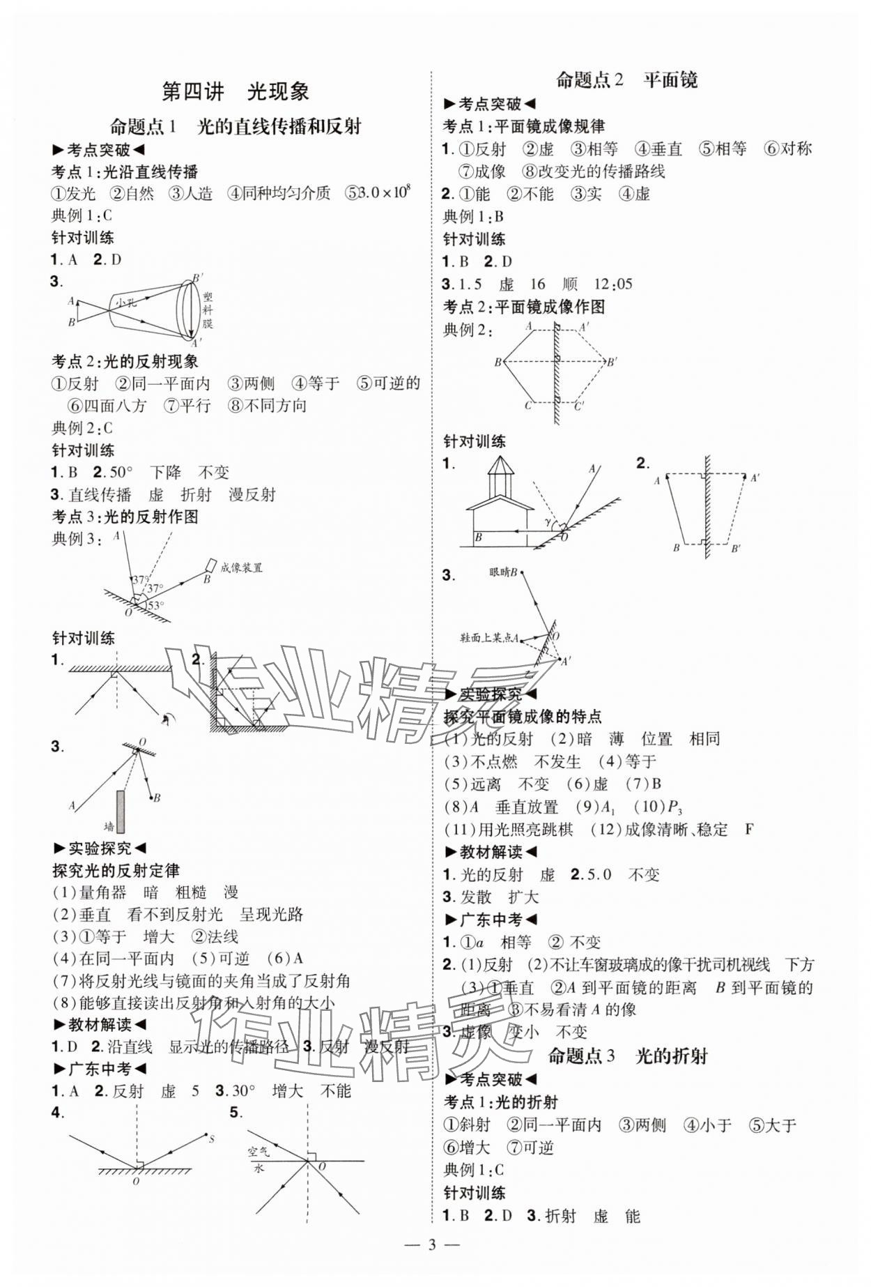 2025年中考沖刺物理廣東專版 第3頁