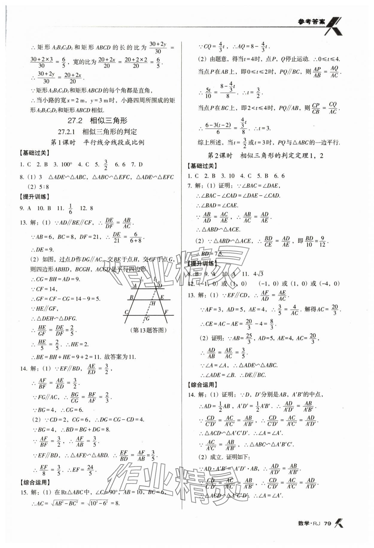 2024年全优点练课计划九年级数学下册人教版 第5页