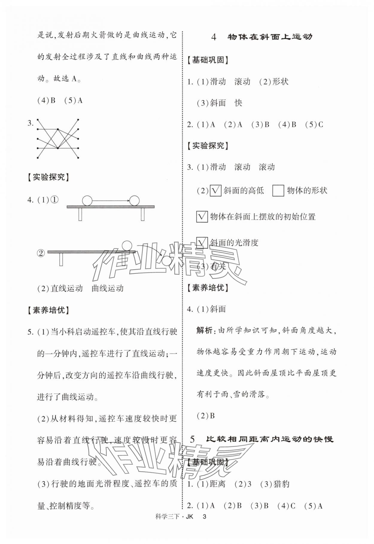 2025年經(jīng)綸學典提高班三年級科學下冊教科版 參考答案第3頁