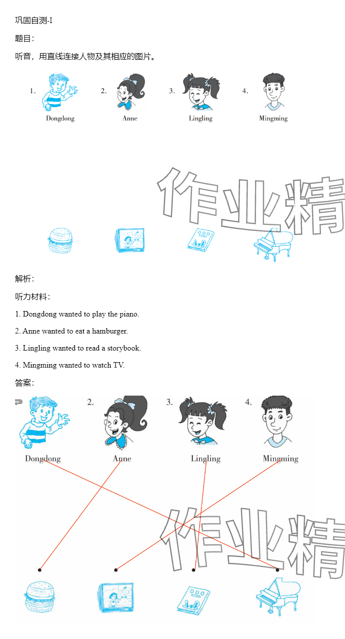 2024年同步實(shí)踐評(píng)價(jià)課程基礎(chǔ)訓(xùn)練六年級(jí)英語(yǔ)下冊(cè)湘少版 參考答案第54頁(yè)