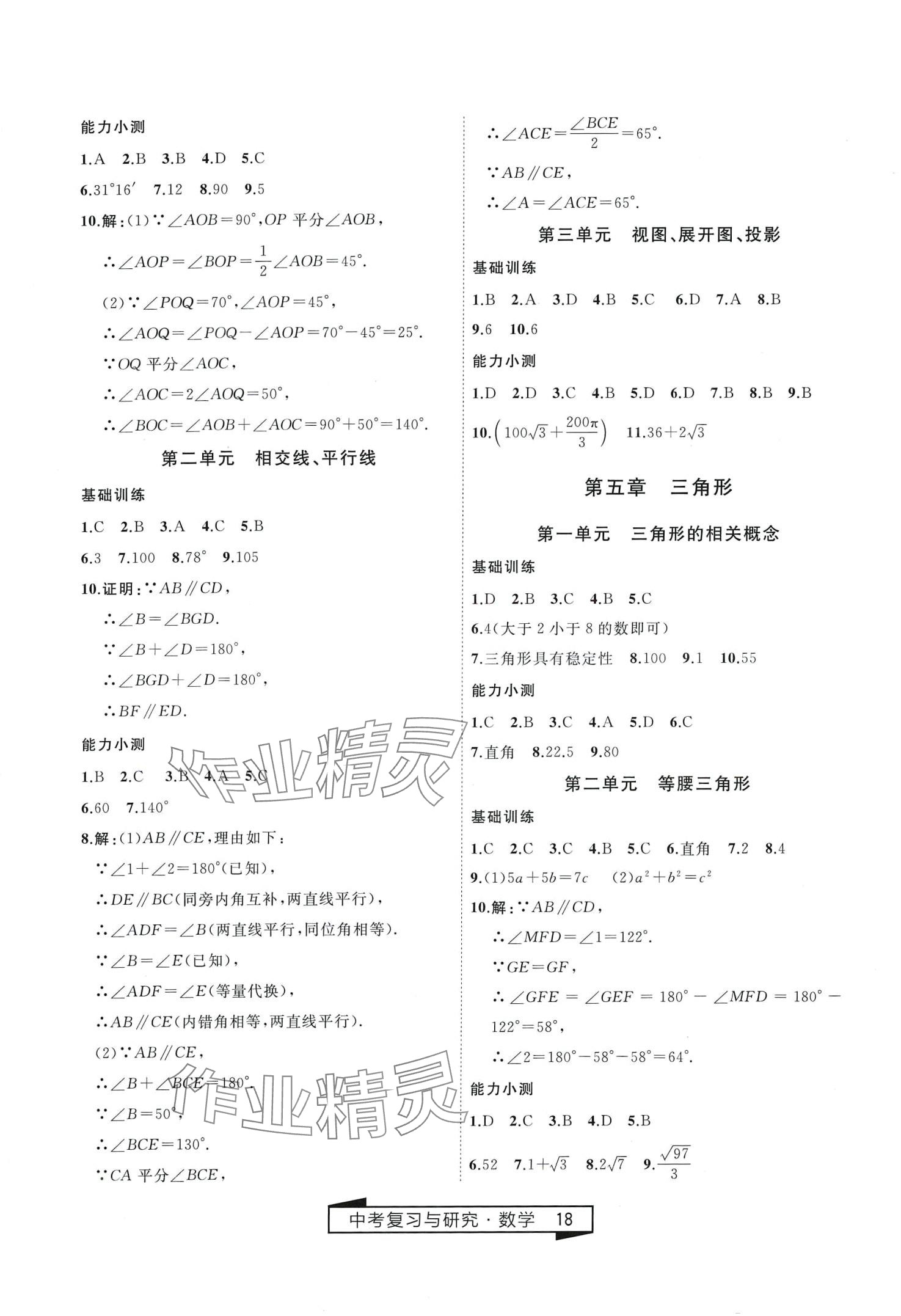 2024年競(jìng)贏高效備考中考復(fù)習(xí)與研究數(shù)學(xué)中考 第18頁
