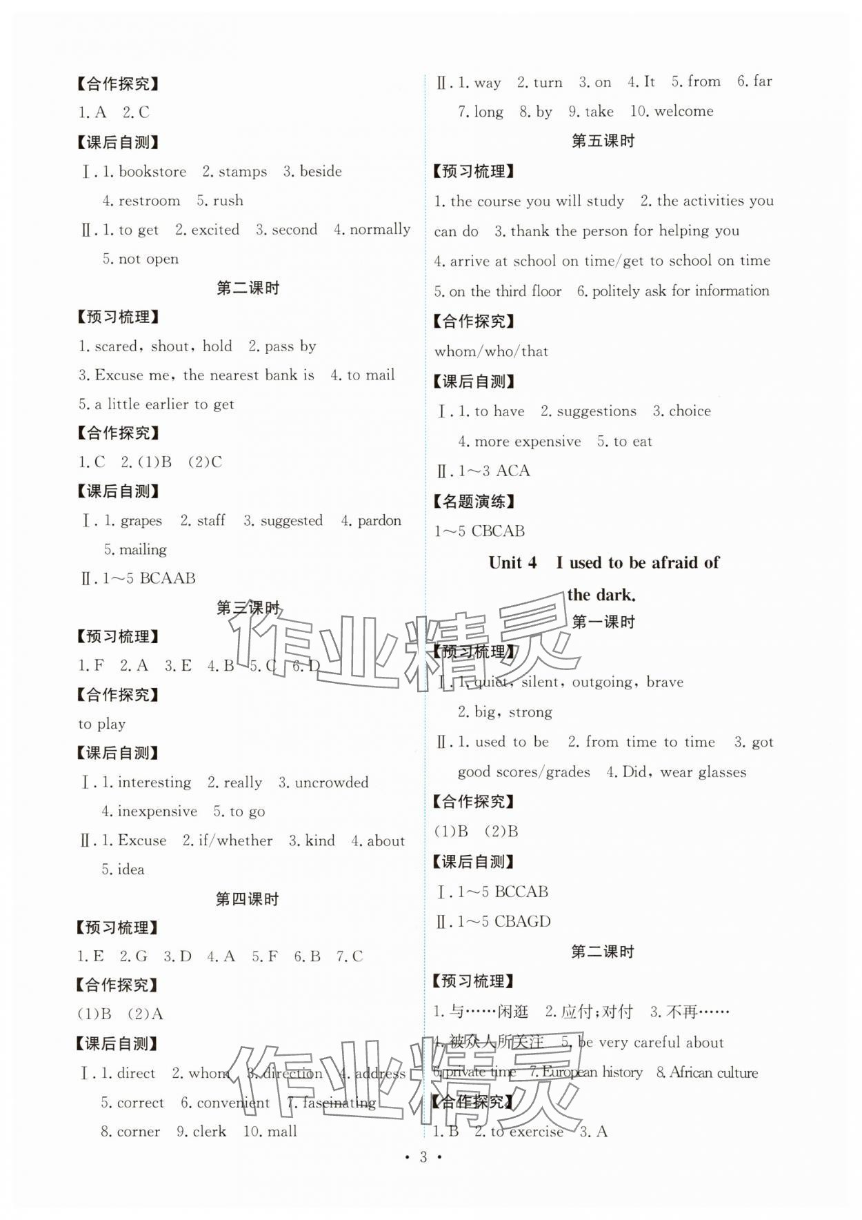 2024年能力培養(yǎng)與測試九年級英語全一冊人教版湖南專版 第3頁