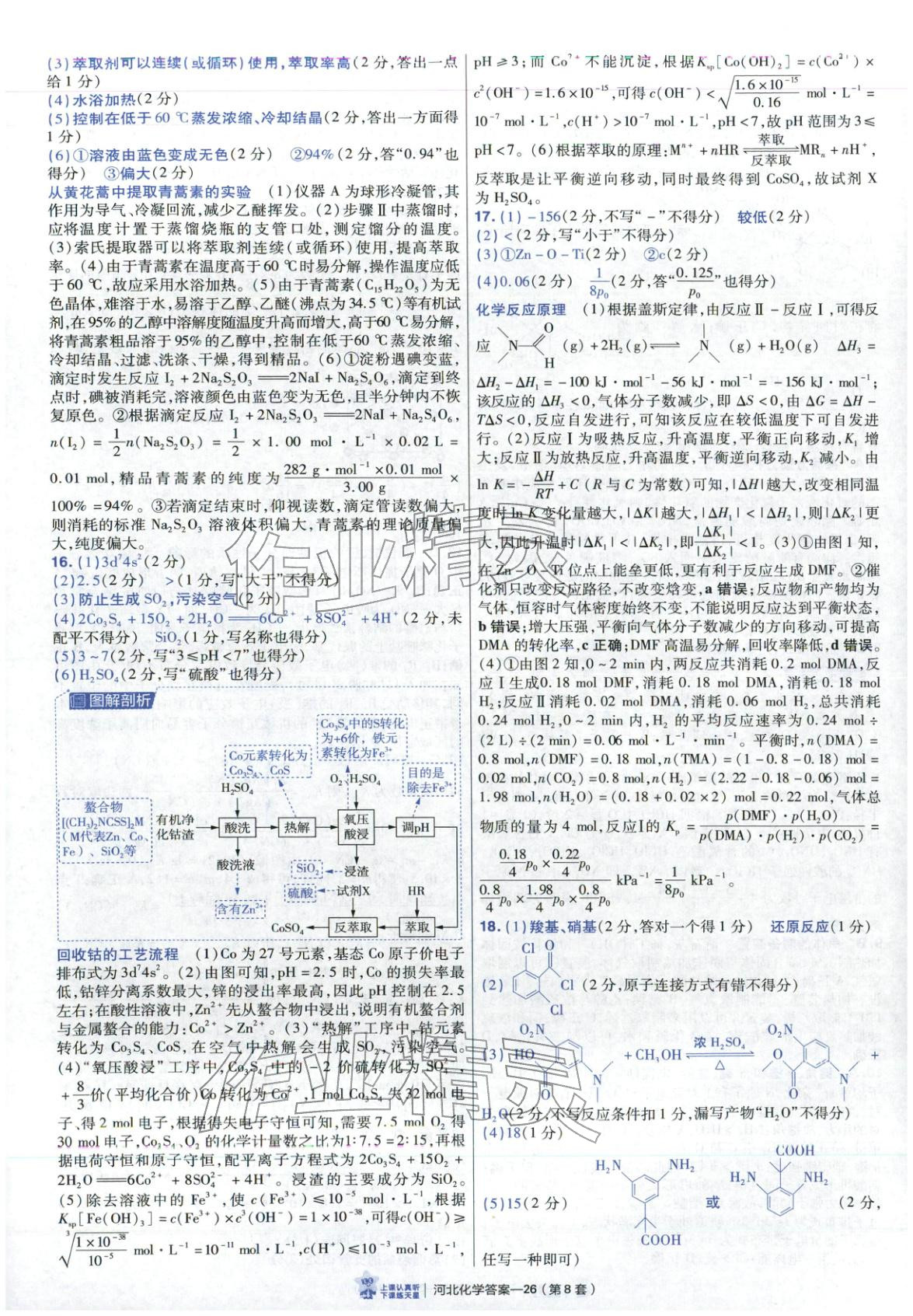 2026年金考卷優(yōu)秀模擬試卷匯編45套高中化學(xué)河北專(zhuān)版 第26頁(yè)