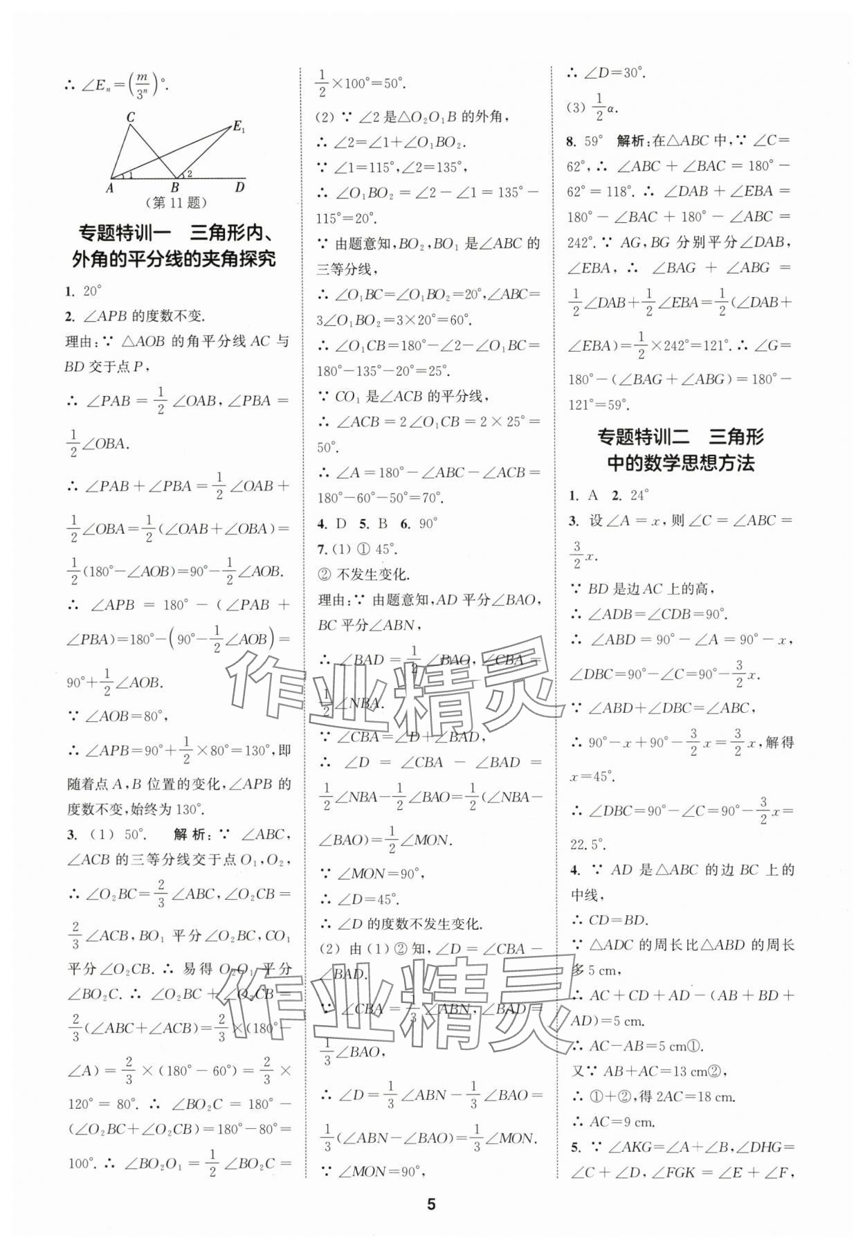 2025年拔尖特训八年级数学上册人教版 第5页