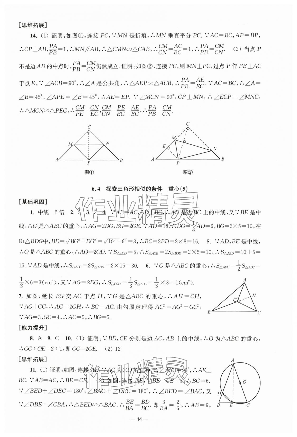 2025年創(chuàng)新課時(shí)作業(yè)九年級(jí)數(shù)學(xué)下冊(cè)蘇科版 第14頁