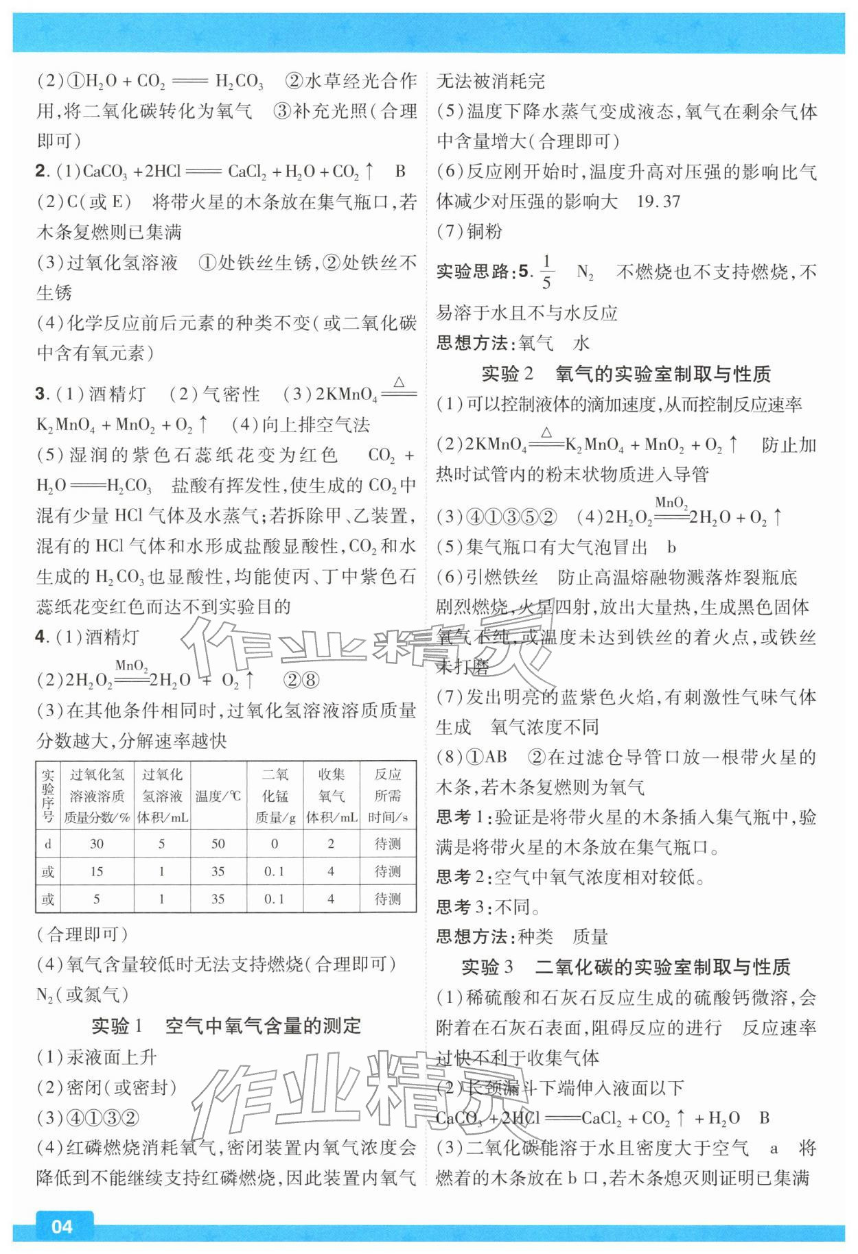 2026年中考一遍过化学贵州专版&nbsp;第4页