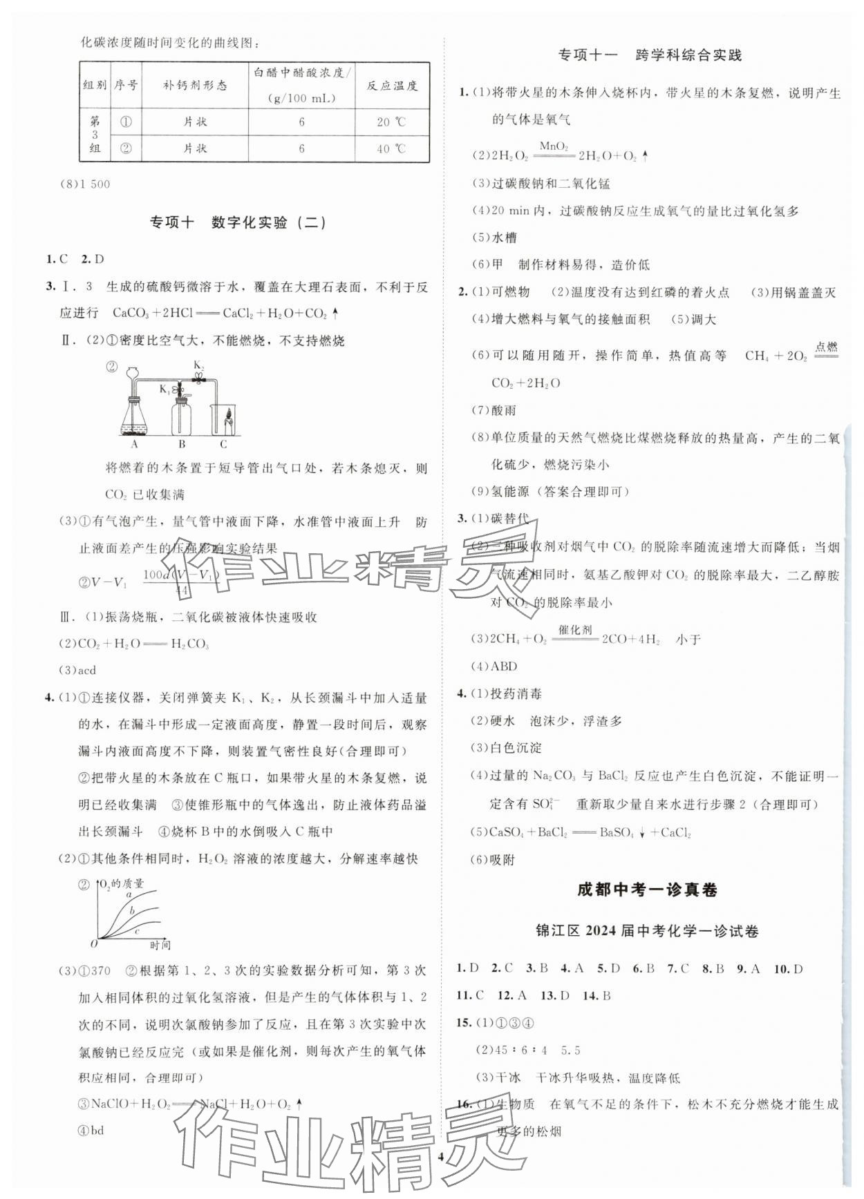 2025年初中学业水平考试应试指南化学&nbsp;第4页