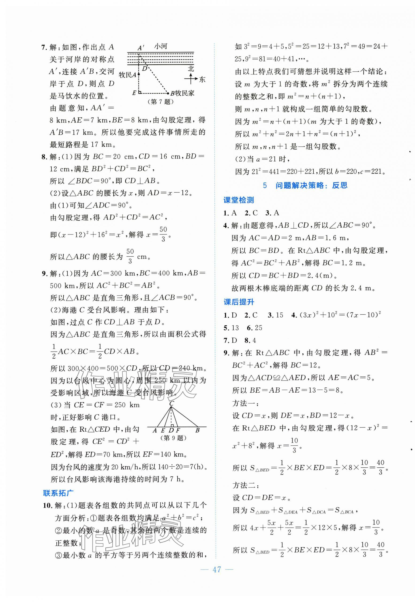 2025年伴你学北京师范大学出版社八年级数学上册北师大版山西专版 第3页