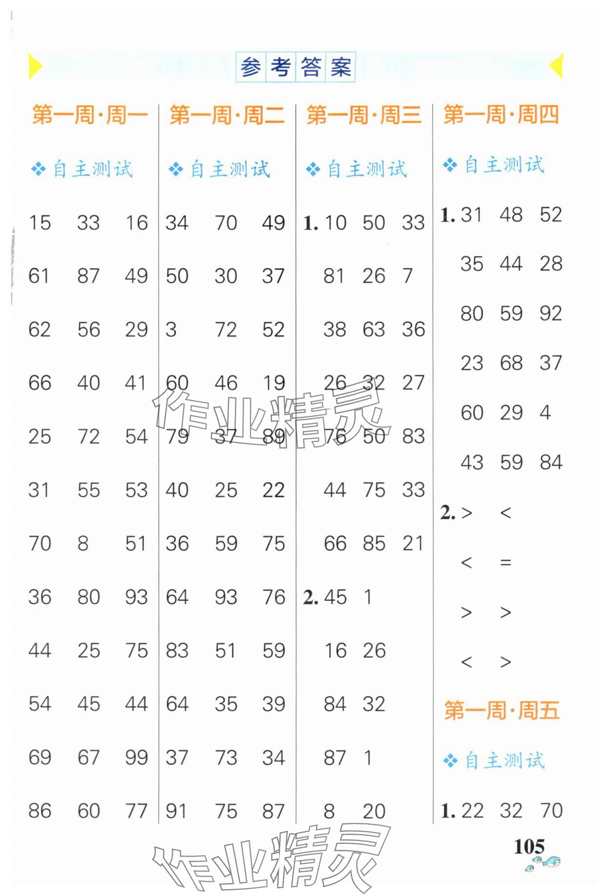 2024年小學(xué)學(xué)霸天天計(jì)算二年級數(shù)學(xué)上冊人教版廣東專版 第1頁