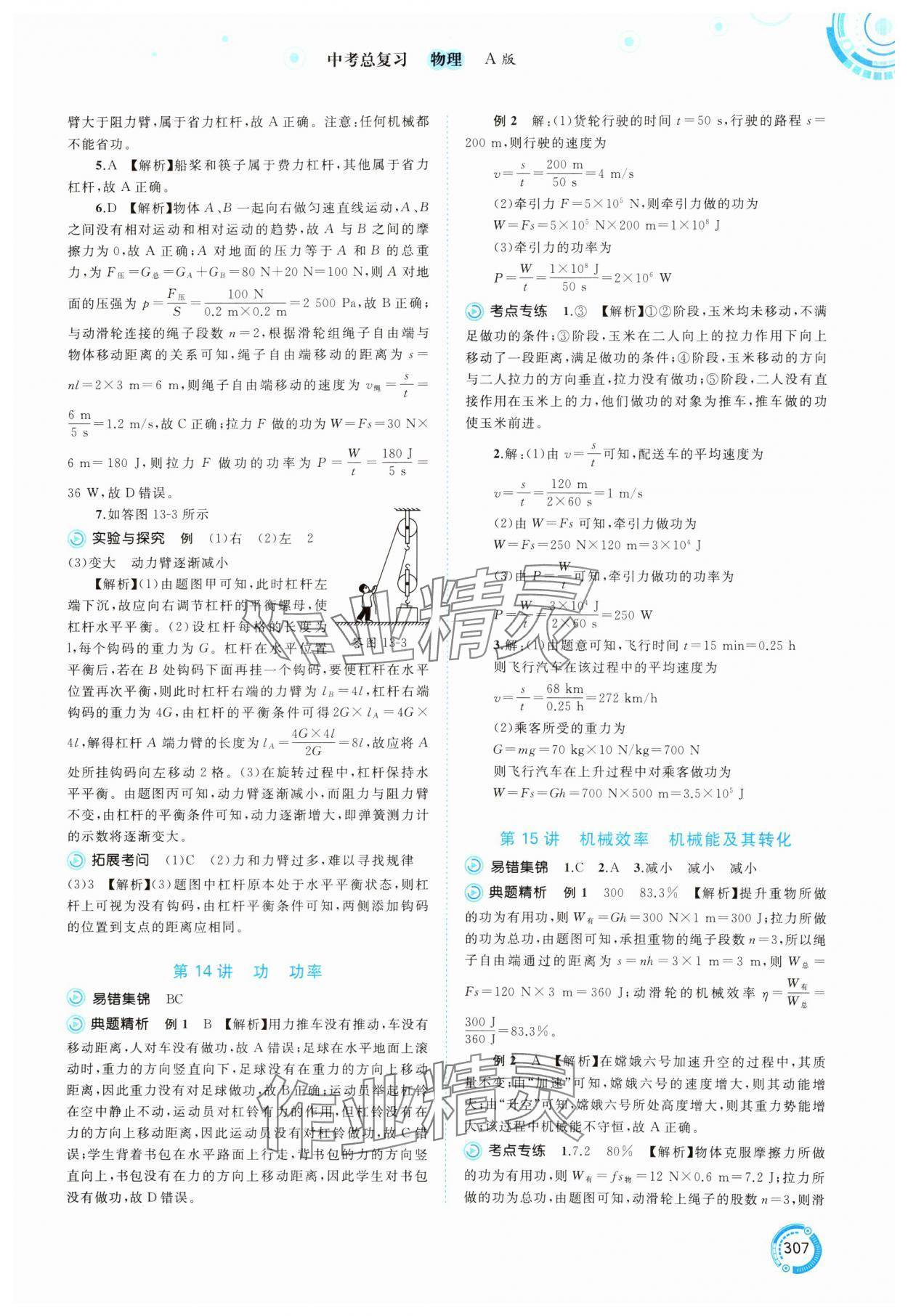 2025年中考先鋒中考總復(fù)習(xí)物理 第13頁(yè)