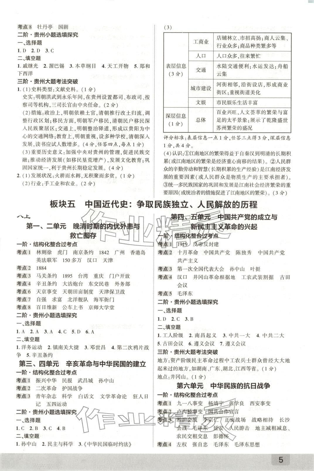 2026年众相原创赋能中考九年级历史全一册人教版贵州专版 第5页