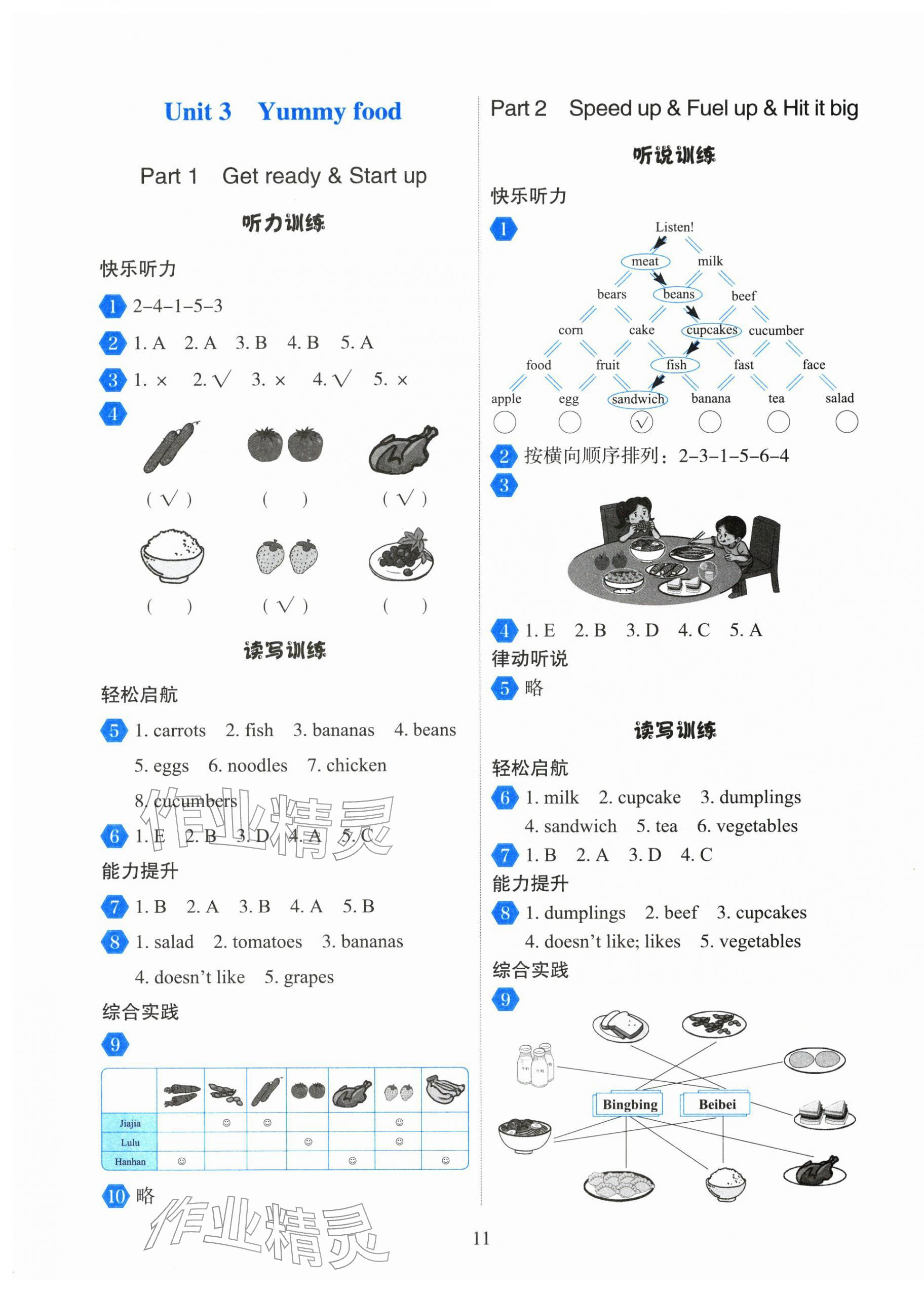 2026年阳光课堂外语教学与研究出版社三年级英语下册外研版点读版&nbsp;第3页