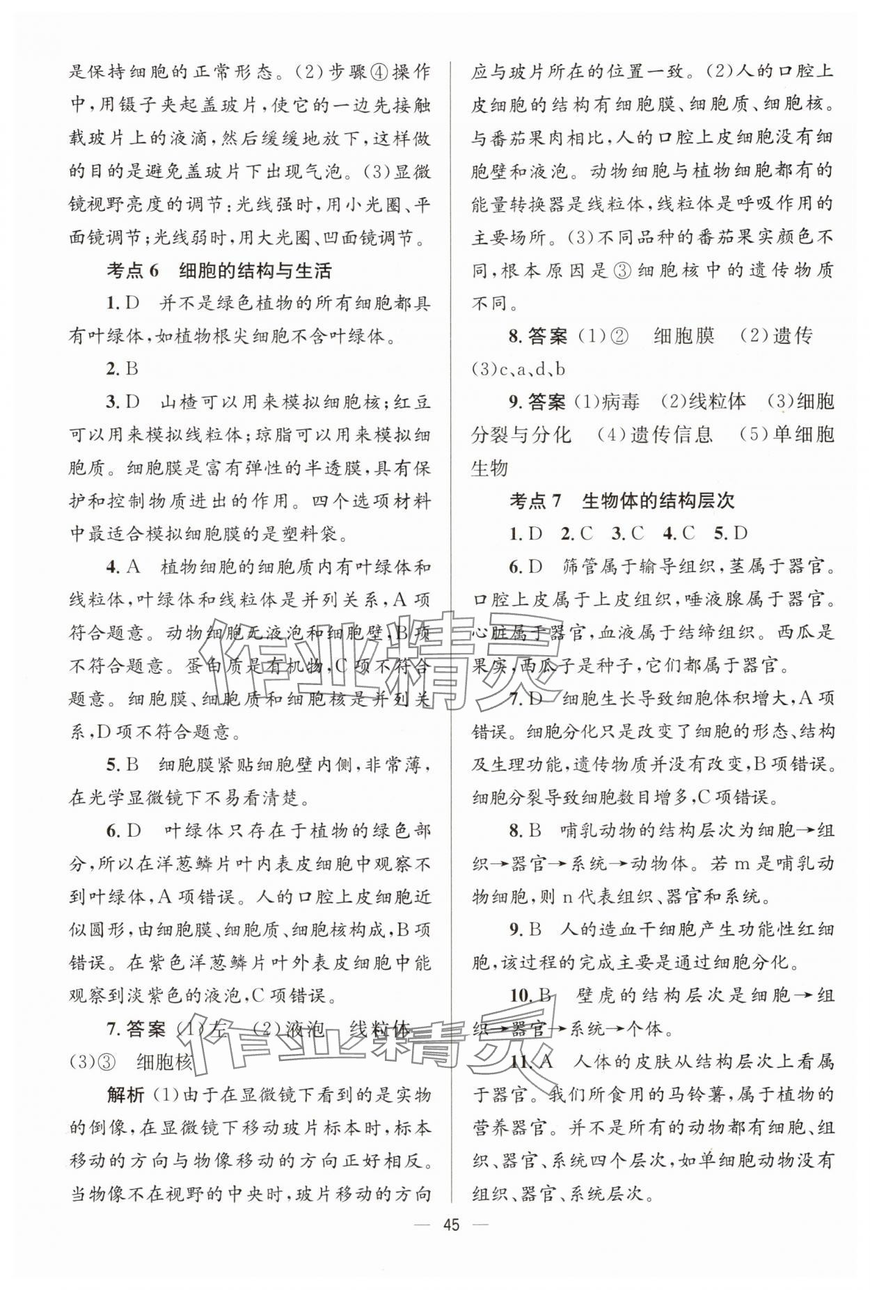 2024年初中畢業(yè)升學總復習生物 第5頁