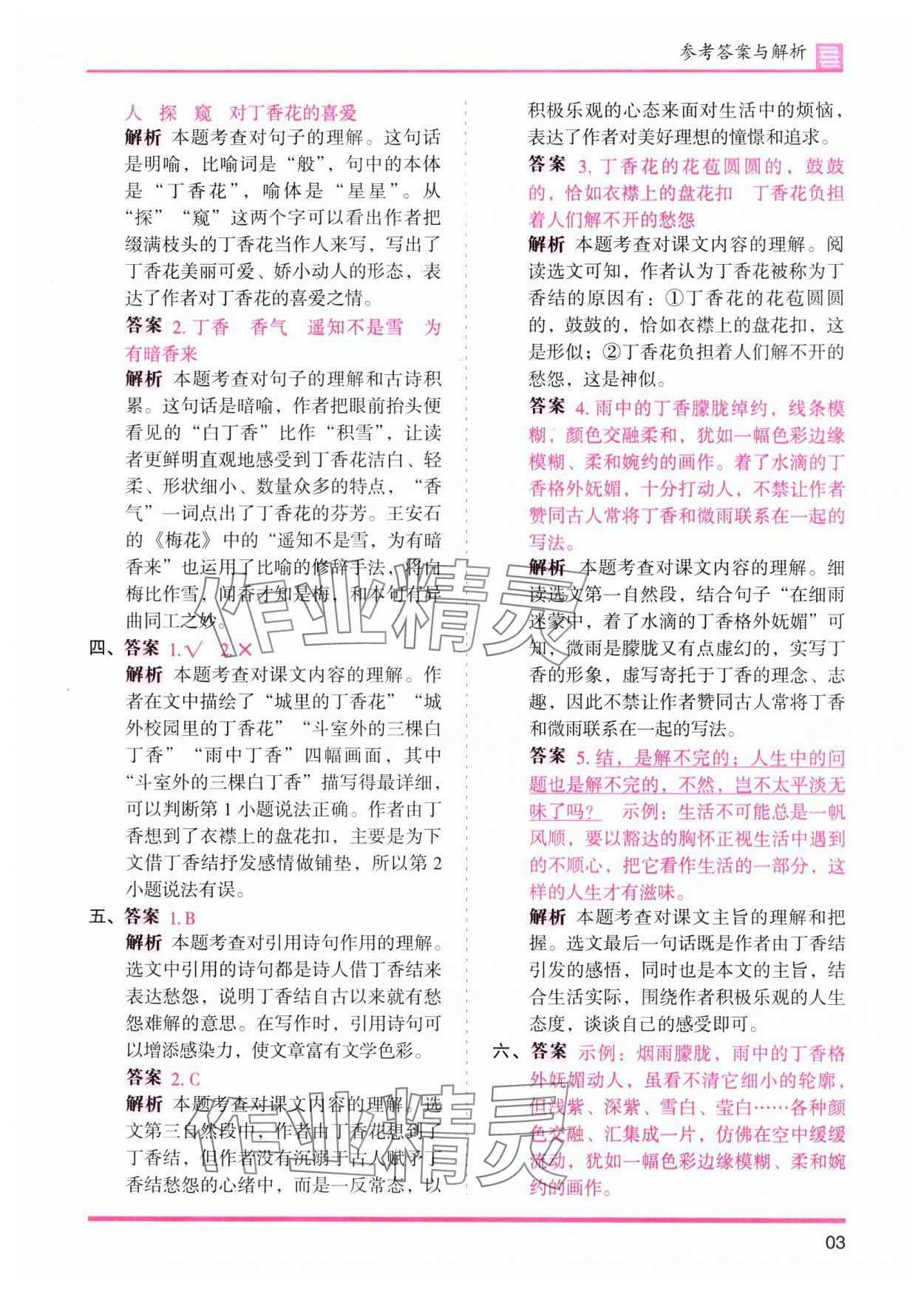 2023年木頭馬分層課課練六年級(jí)語(yǔ)文上冊(cè)人教版浙江專(zhuān)版 第3頁(yè)