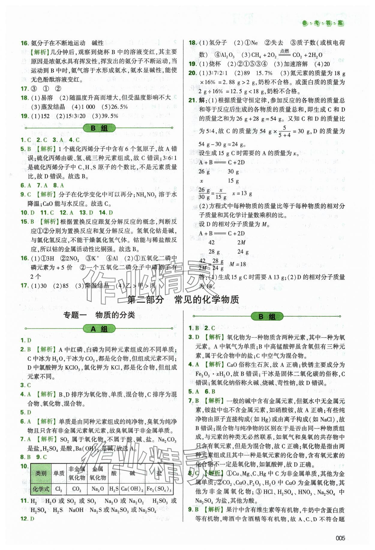 2024年學(xué)習(xí)質(zhì)量監(jiān)測(cè)初中總復(fù)習(xí)化學(xué)人教版 第5頁(yè)