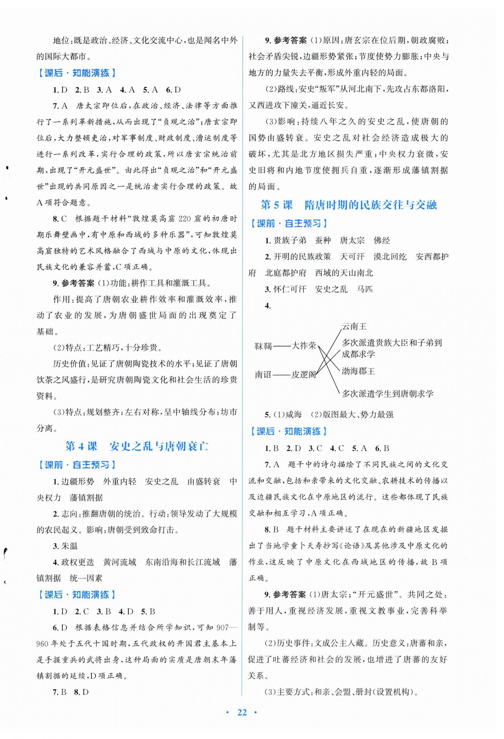 2026年同步测控优化设计七年级历史下册人教版福建专版&nbsp;第2页